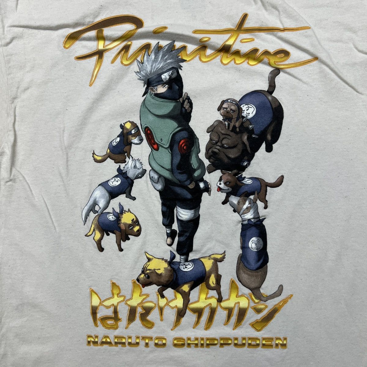 Anime Vintage Primitive Naruto Shippuden Kakashi Anime Tee Size US L / EU 52-54 / 3 - 2 Thumbnail