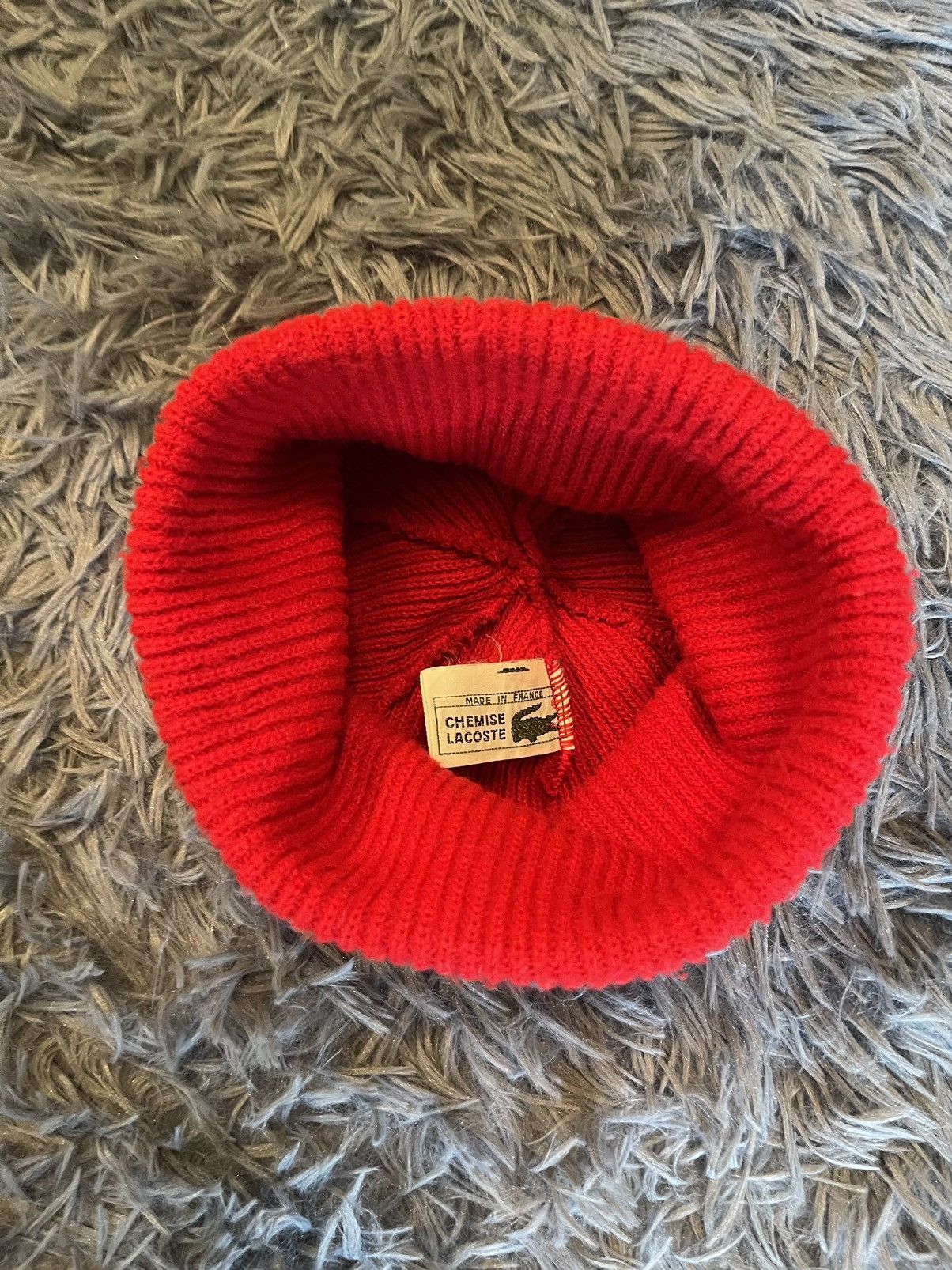 Lacoste × Vintage Lacoste 90s vtg iconic Jacques-Yves Cousteau style beanie Size ONE SIZE - 9 Thumbnail