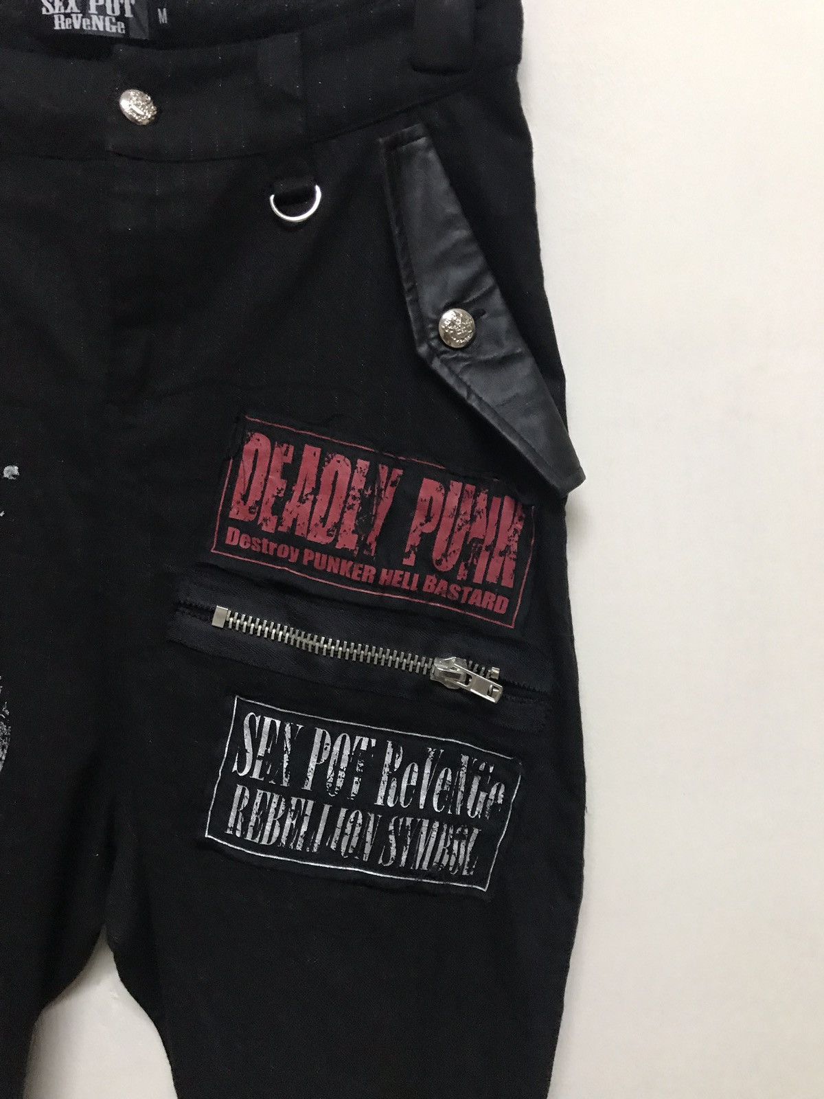 Japanese Brand × Seditionaries HAREM PANTS SEX POT REVENGE PUNK DESIGN RARE Size US 30 / EU 46 - 3 Thumbnail