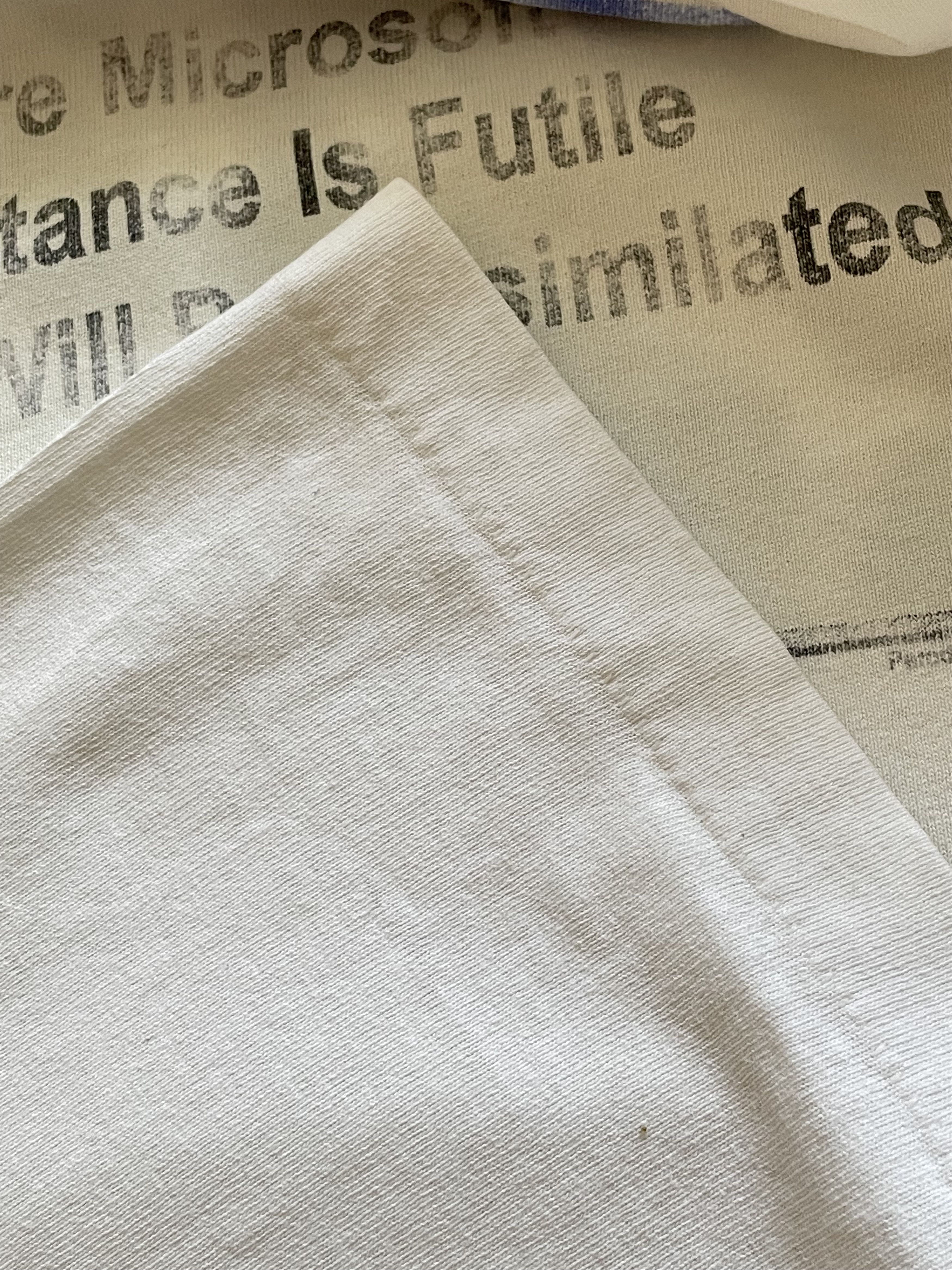 Anvil × Microsoft × Vintage Vintage Microsoft Resistance is Futile Message Rare Tee Size US XL / EU 56 / 4 - 8 Thumbnail