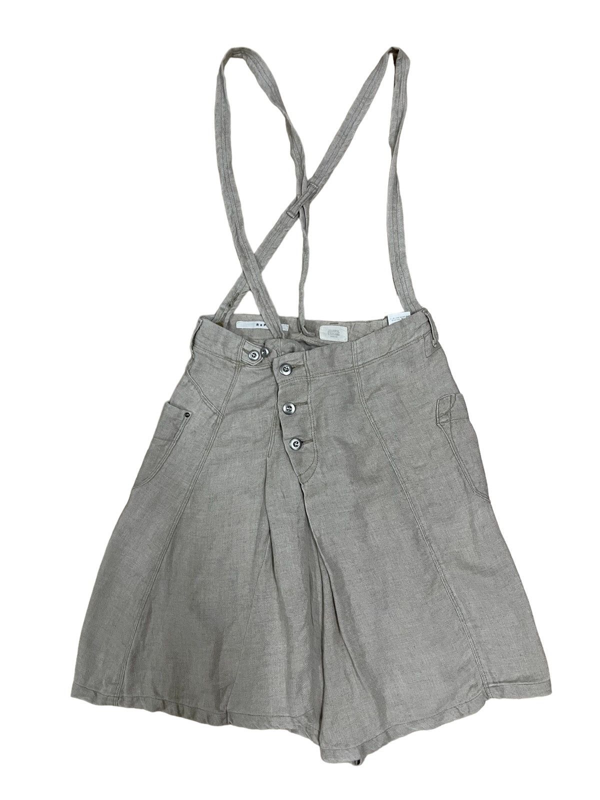 image of Vintage Journal Standard Japan Short Skirt Overall in Grey, Women's (Size 26)