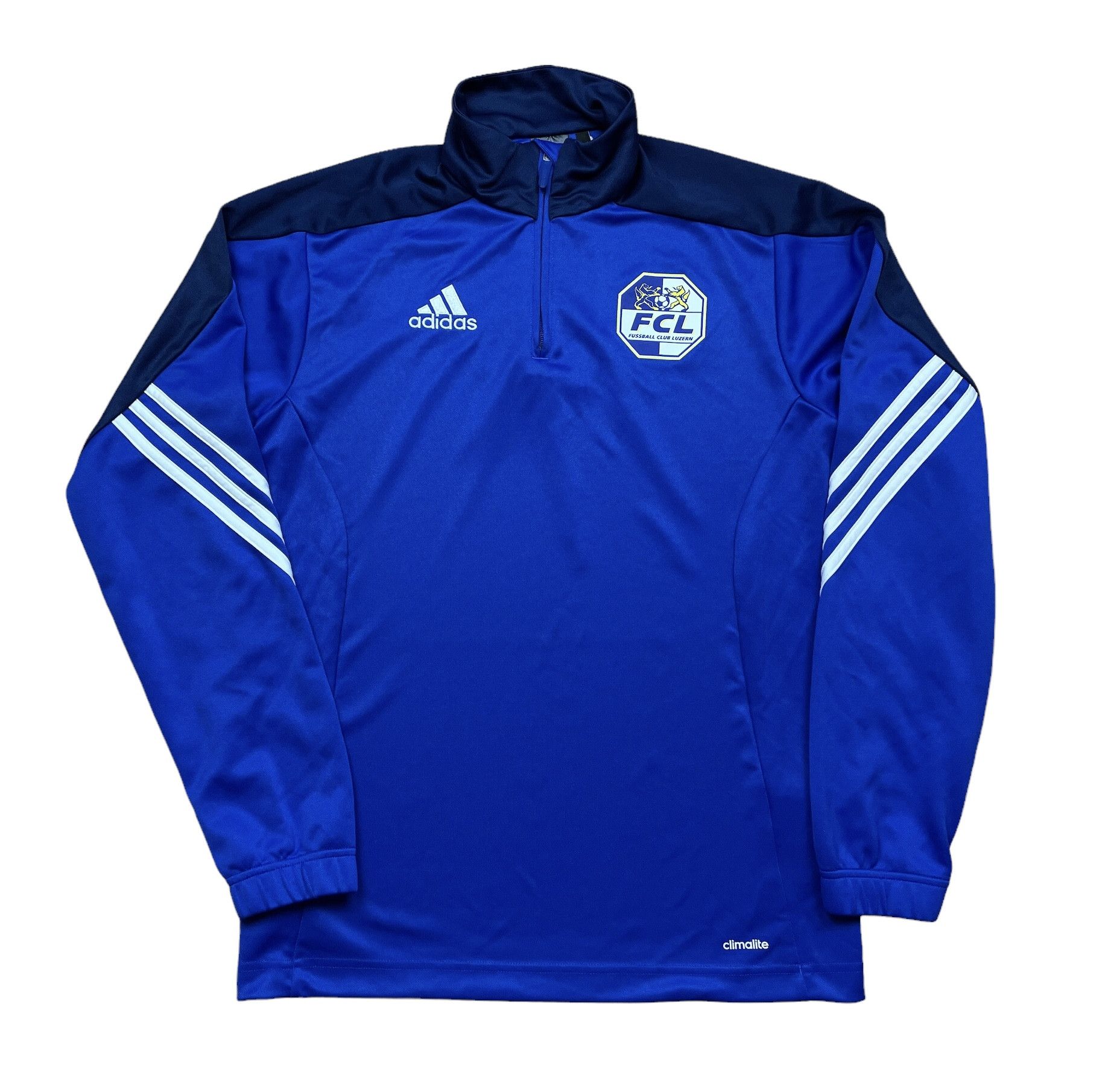 Adidas Vintage Adidas Luzern Football Sweatshirt Rare Y2k Sport Size US S / EU 44-46 / 1 - 1 Thumbnail