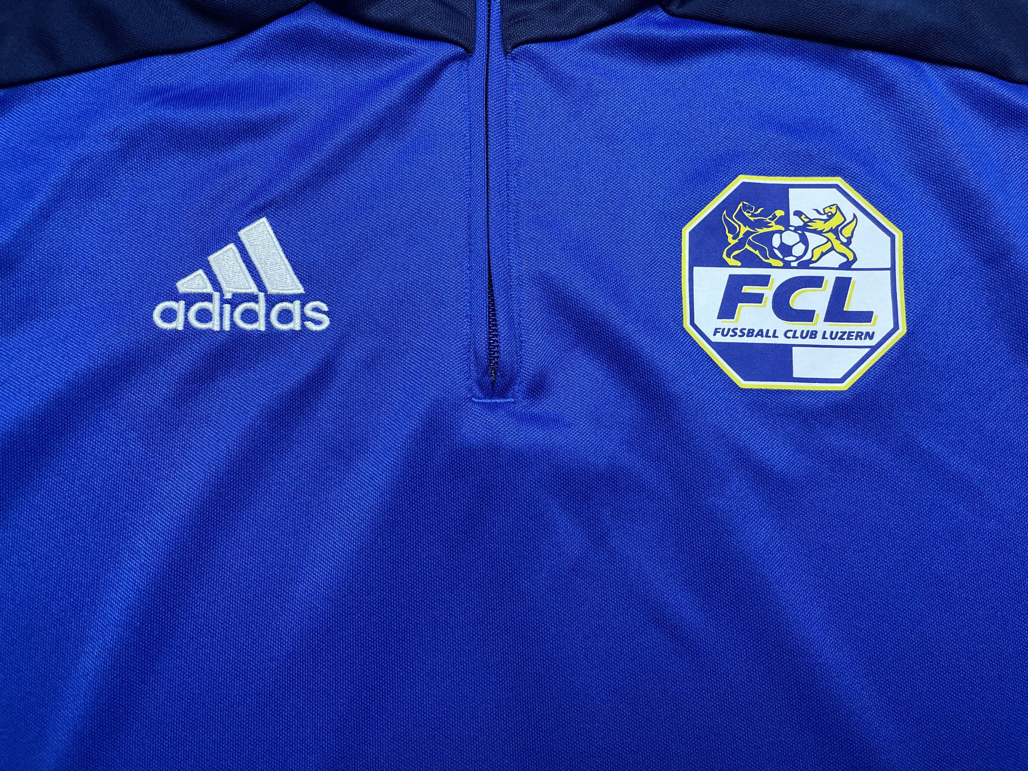 Adidas Vintage Adidas Luzern Football Sweatshirt Rare Y2k Sport Size US S / EU 44-46 / 1 - 3 Thumbnail