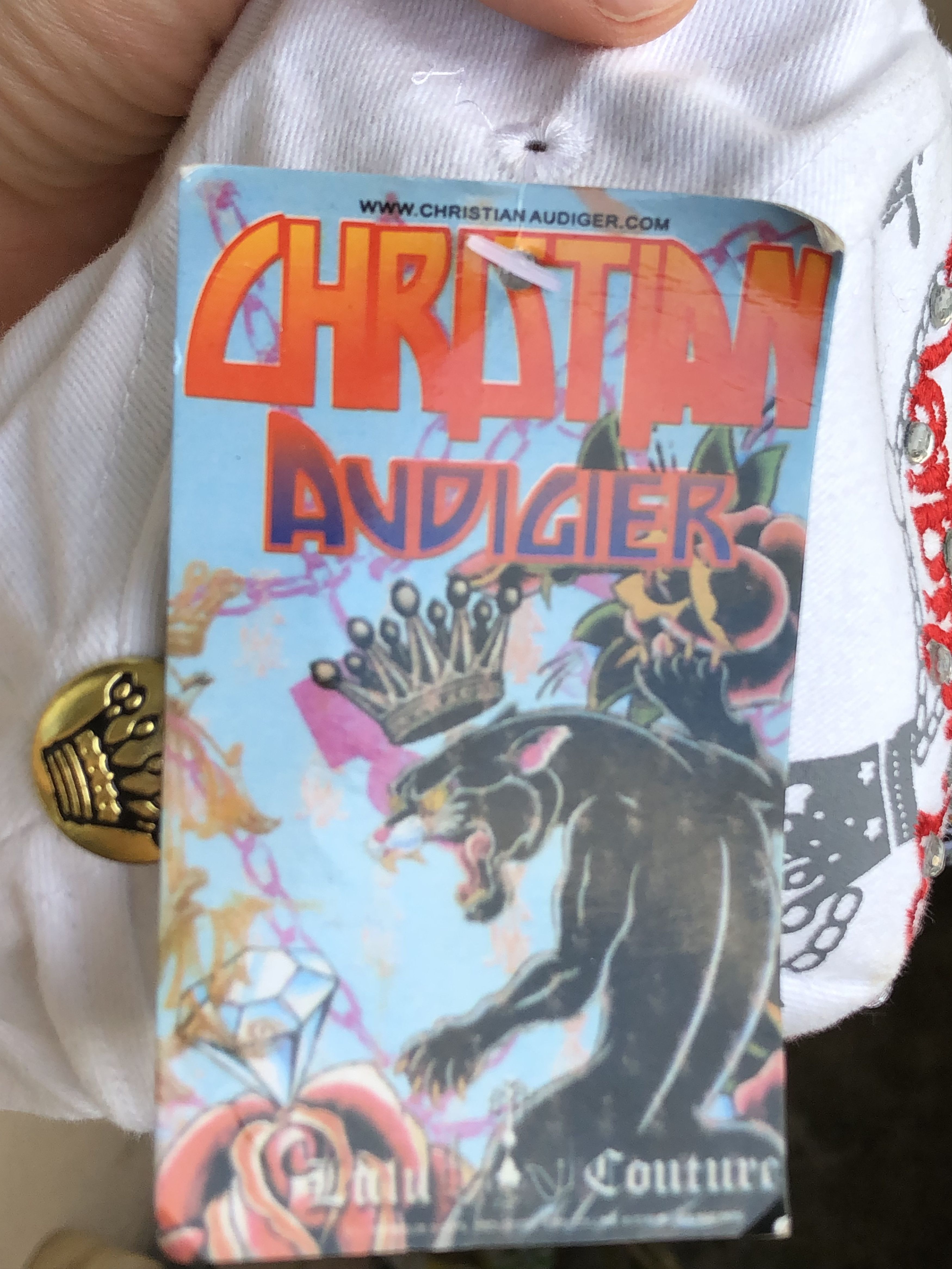 Christian Audigier Ed Hardy Audigier Skull Tiger Cap New Drill y2k Hype Size ONE SIZE - 9 Thumbnail