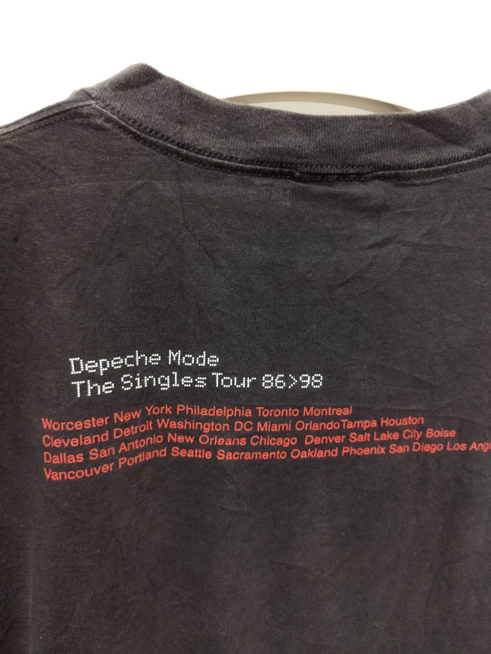 Band Tees Vintage 90s Depeche Mode The Single Tour Tshirt Size US XL / EU 56 / 4 - 3 Thumbnail