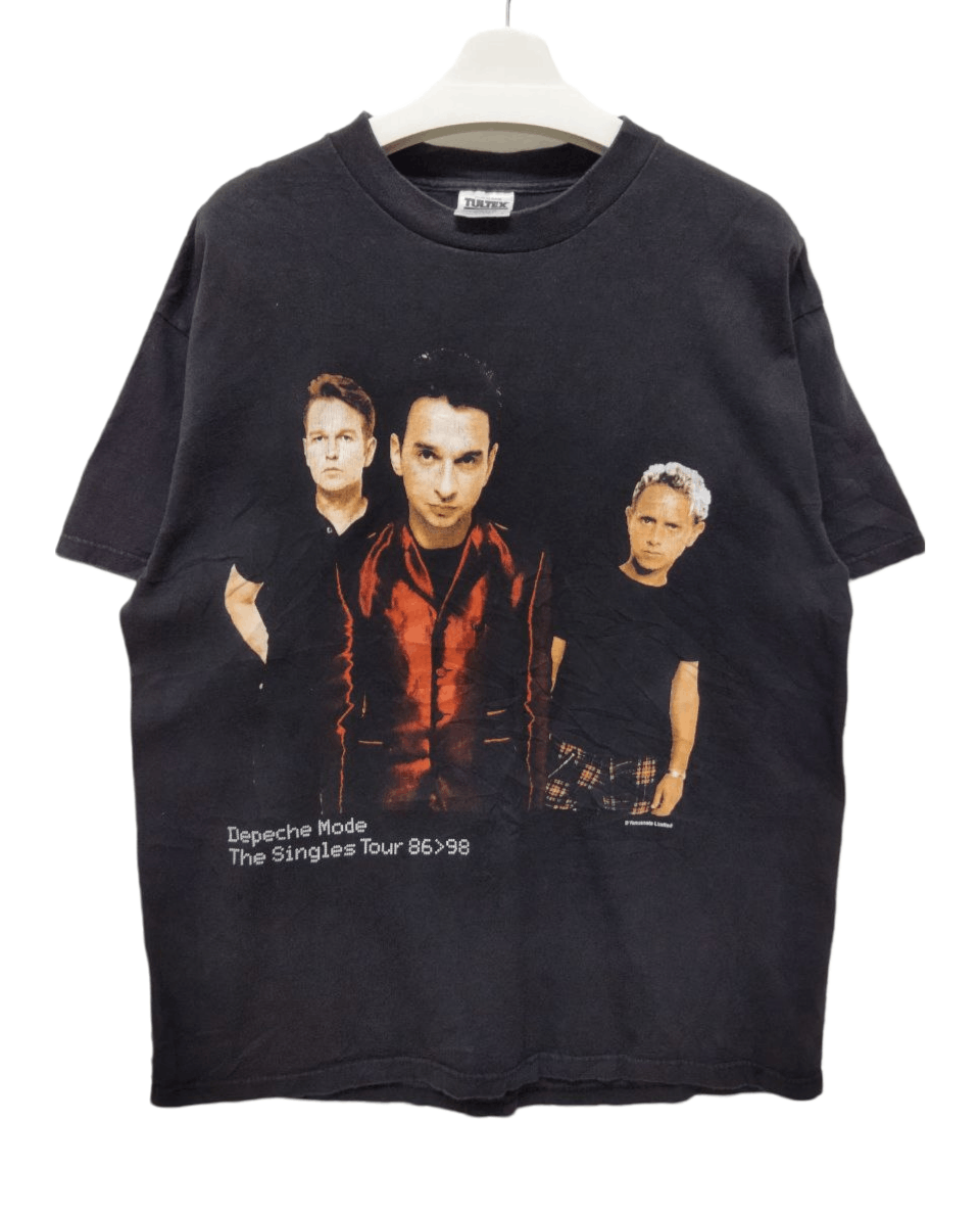 Band Tees Vintage 90s Depeche Mode The Single Tour Tshirt Size US XL / EU 56 / 4 - 1 Thumbnail
