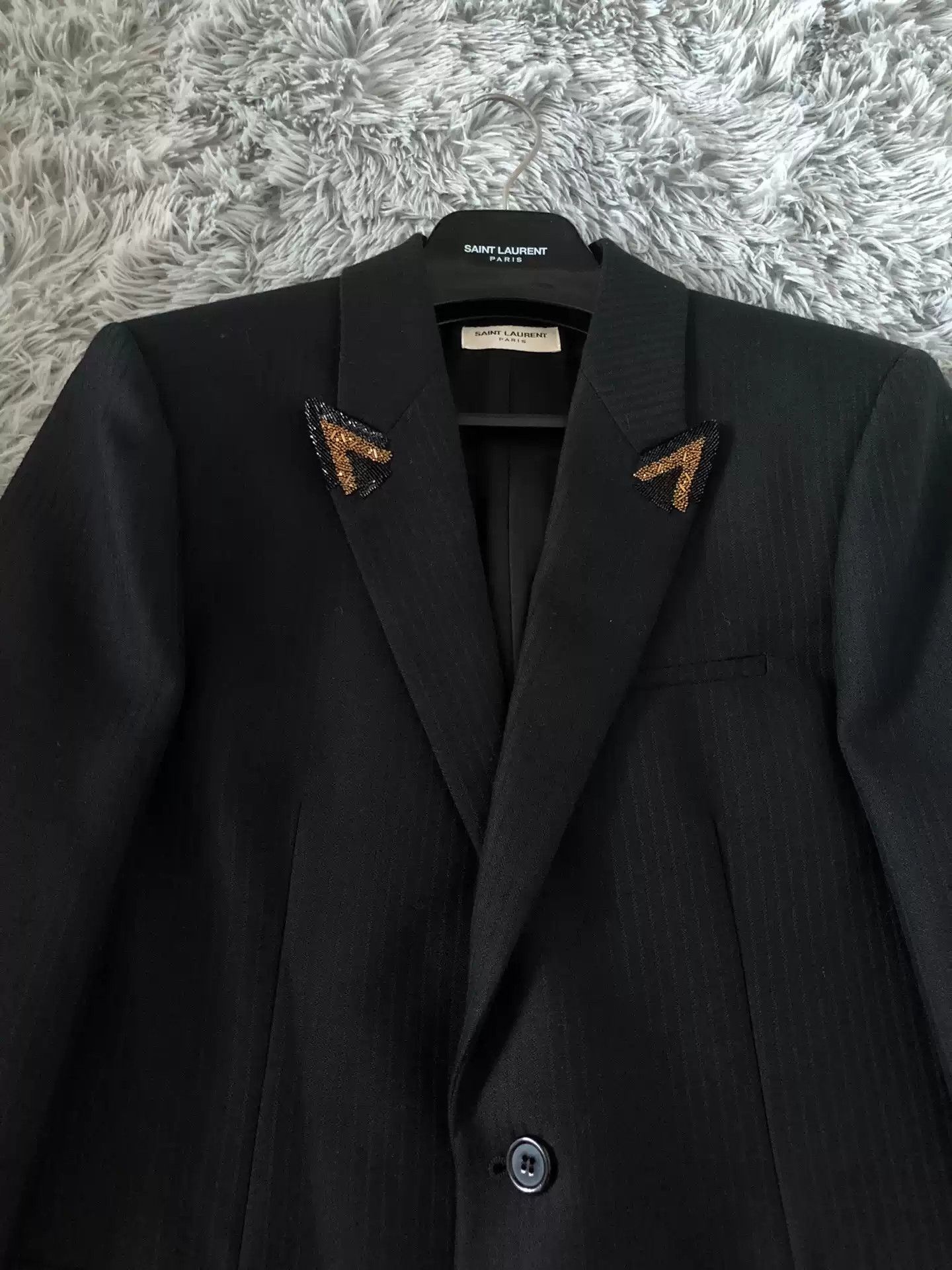 Saint Laurent Paris Saint Laurent Blazer Size 48 Size US M / EU 48-50 / 2 - 2 Thumbnail