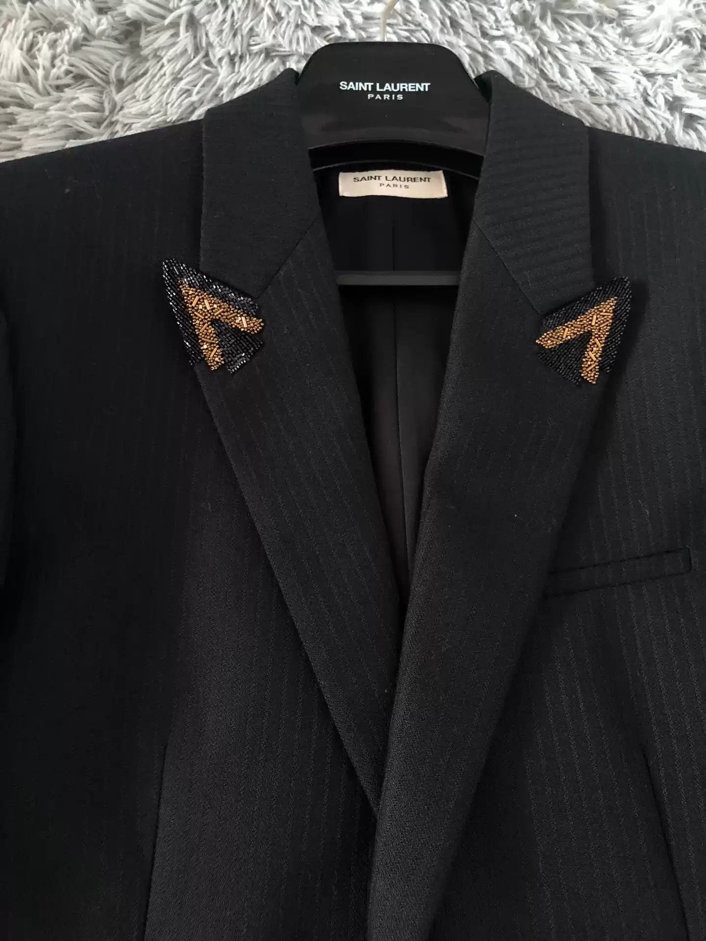 Saint Laurent Paris Saint Laurent Blazer Size 48 Size US M / EU 48-50 / 2 - 1 Thumbnail