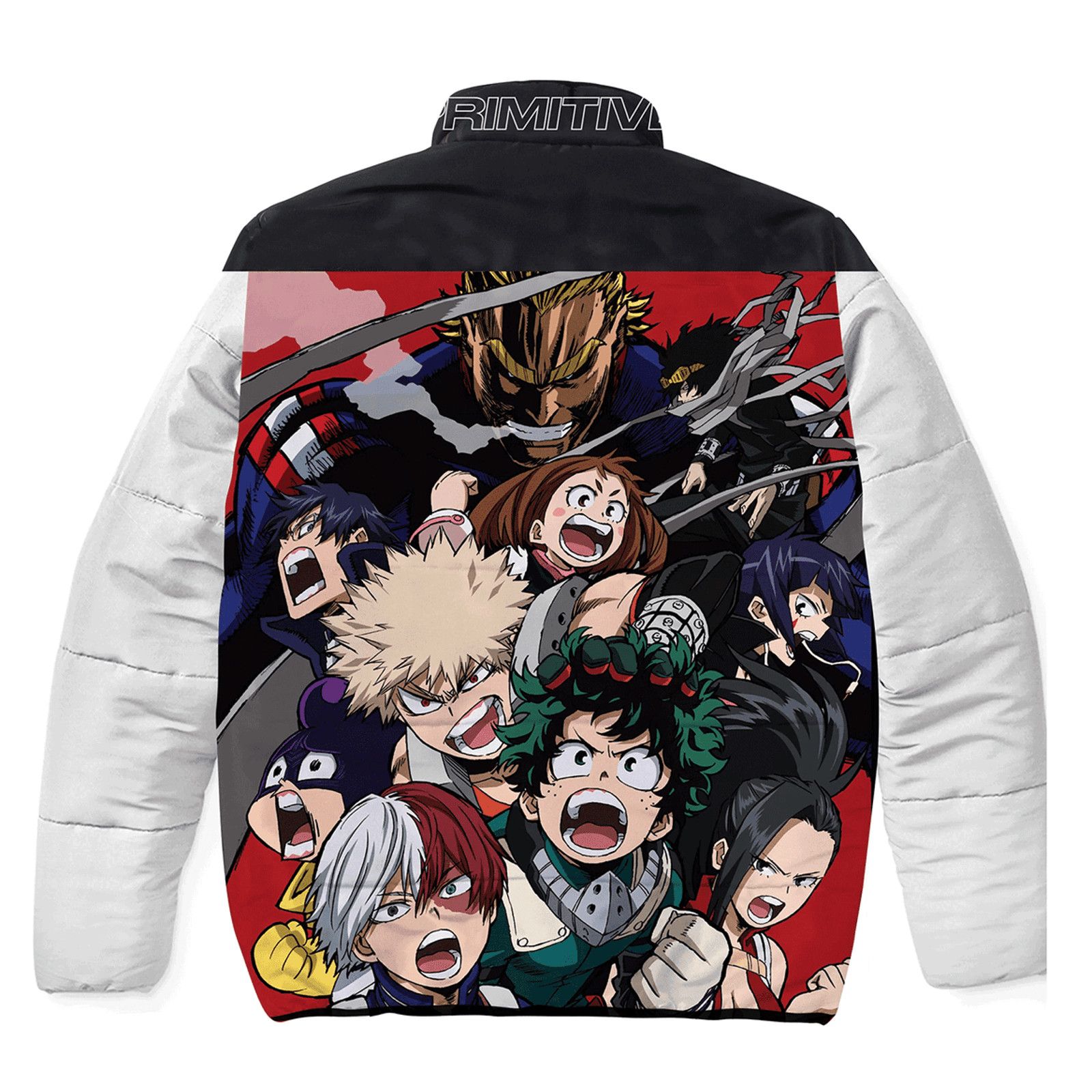 Primitive Skate Men's X My Hero Academia Puffer Jacket