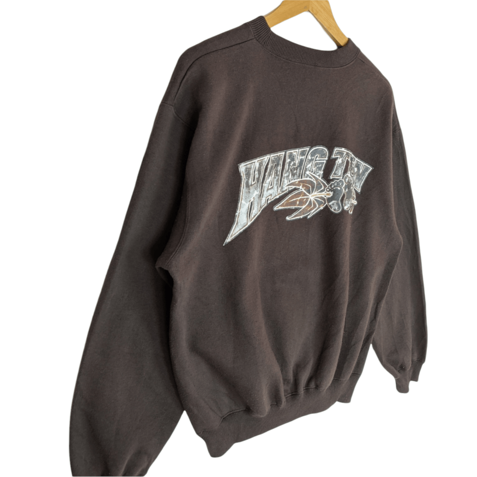 Hang Ten Vintage 90's HANG TEN Big Spell Out Logo Jumper Sweatshirt Size US M / EU 48-50 / 2 - 5 Thumbnail