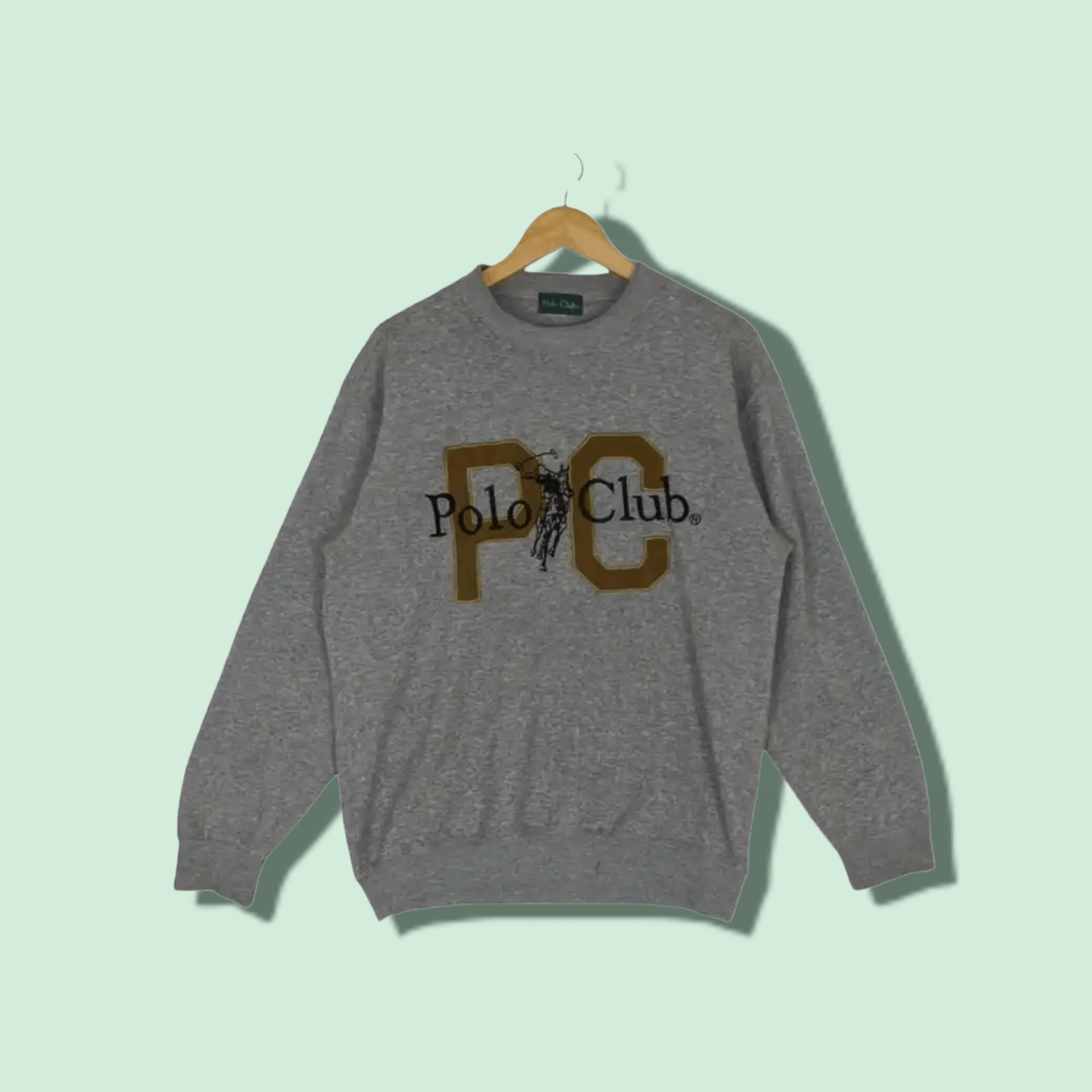 Japanese Brand POLO CLUB Big Spell Out Logo Jumper Sweatshirt Size US L / EU 52-54 / 3 - 1 Thumbnail