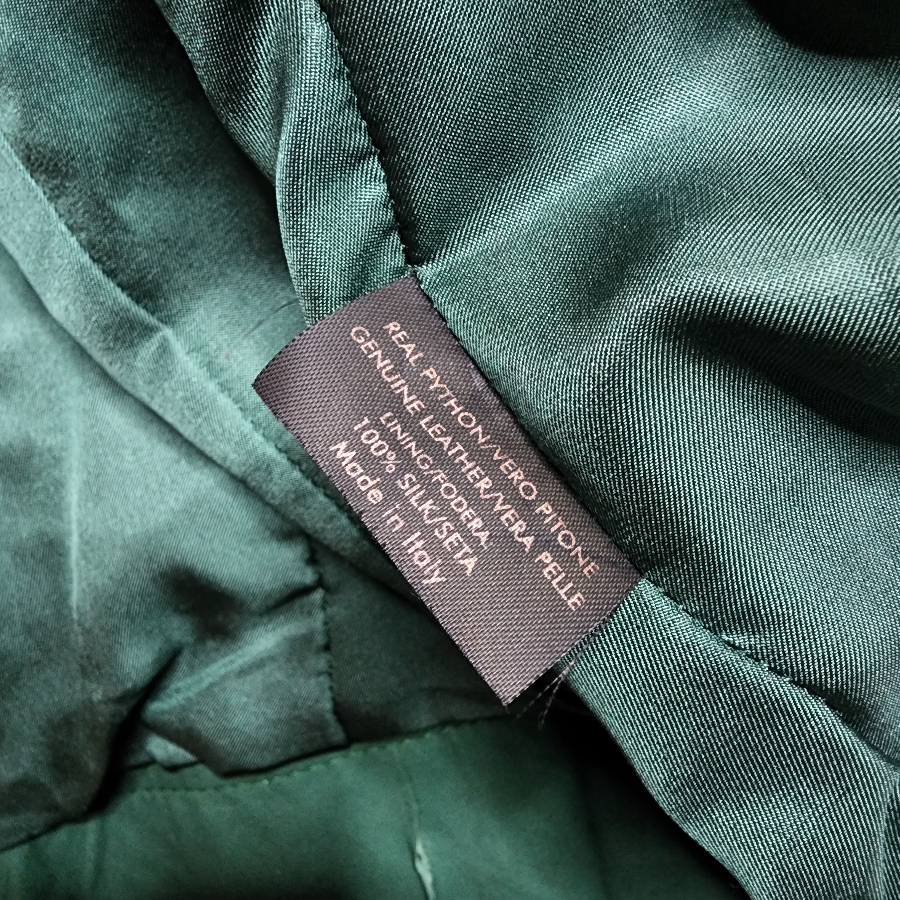 Gucci Gucci - SS06 Runway Phyton Leather Jacket Size XS / US 0-2 / IT 36-38 - 9 Thumbnail