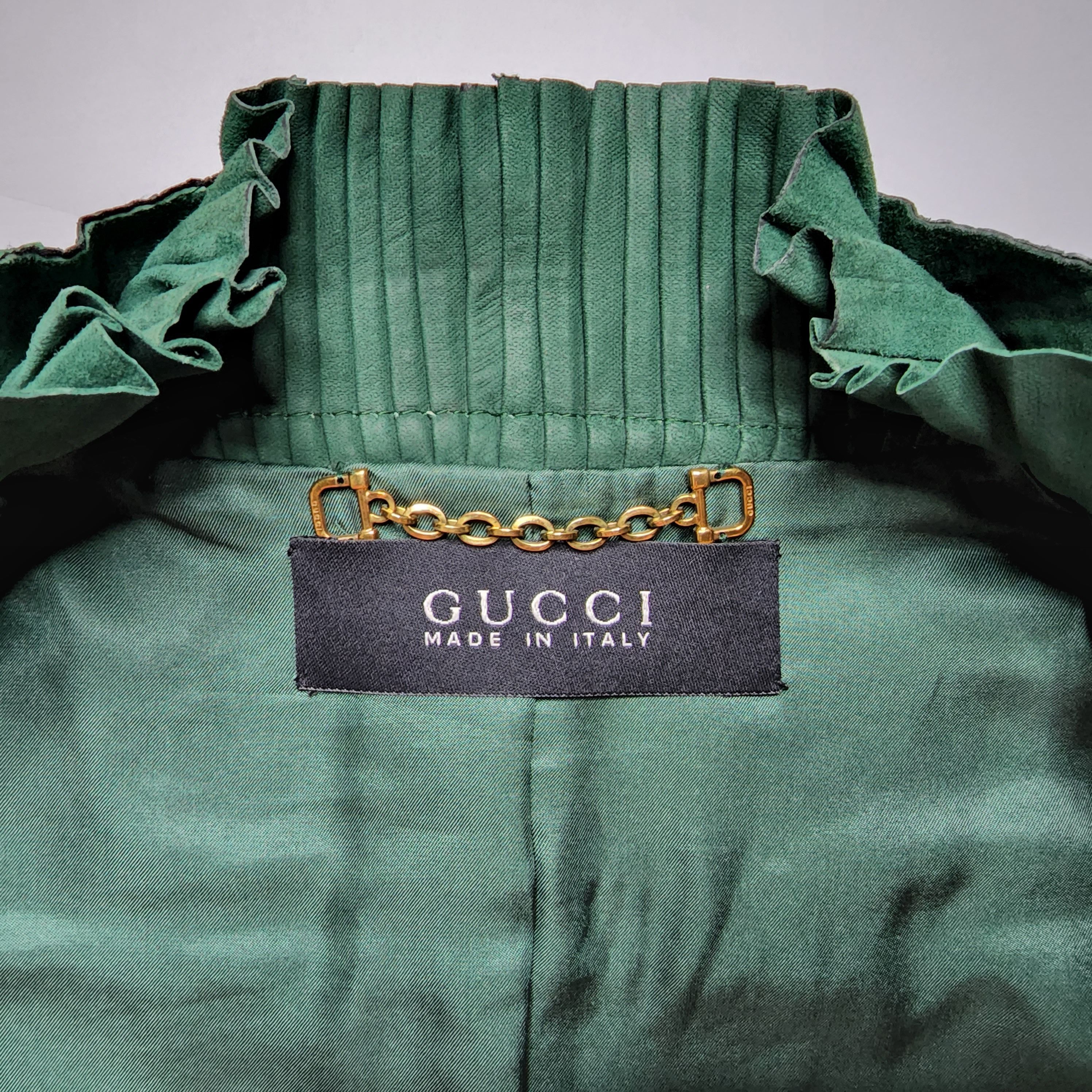 Gucci Gucci - SS06 Runway Phyton Leather Jacket Size XS / US 0-2 / IT 36-38 - 7 Thumbnail