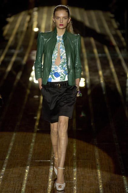Gucci Gucci - SS06 Runway Phyton Leather Jacket Size XS / US 0-2 / IT 36-38 - 10 Thumbnail