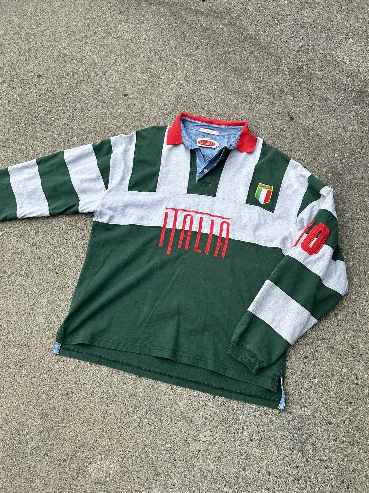 Maillot Rugby Italie rétro ultra avec Patch Vintage italien sport