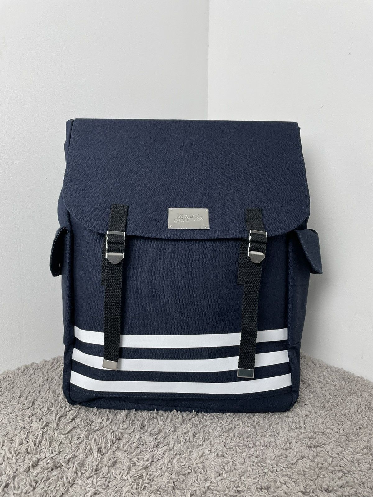 Jean Paul Gaultier Jean Paul Gautlier weekender back pack navy blue Size ONE SIZE - 7 Thumbnail