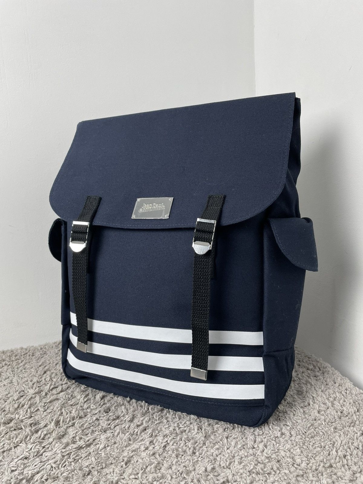 Jean Paul Gaultier Jean Paul Gautlier weekender back pack navy blue Size ONE SIZE - 8 Thumbnail