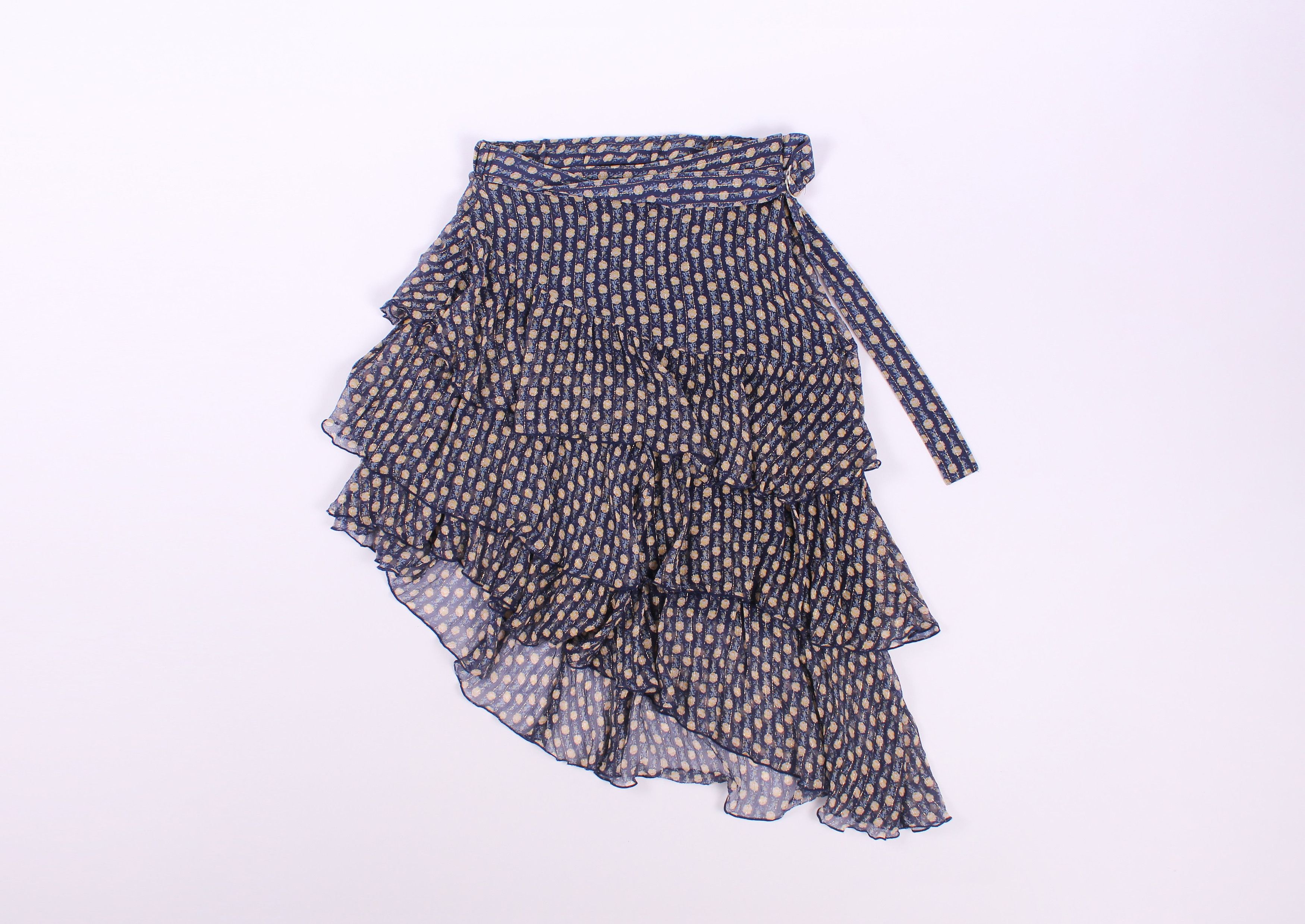 The Kooples The Kooples Asymmetrical Silk Skirt Size 28" / US 6 / IT 42 - 5 Thumbnail