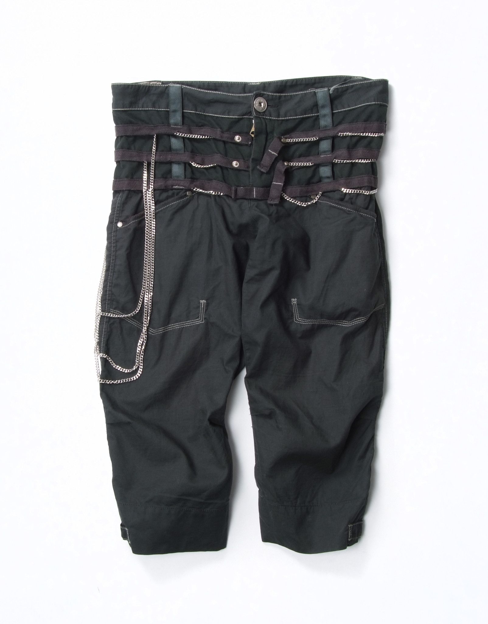Marithe + Francois Girbaud Vintage Marithe Francois Girbaud Avantgarde Bermudas Pants Size 30" / US 8 / IT 44 - 1 Thumbnail
