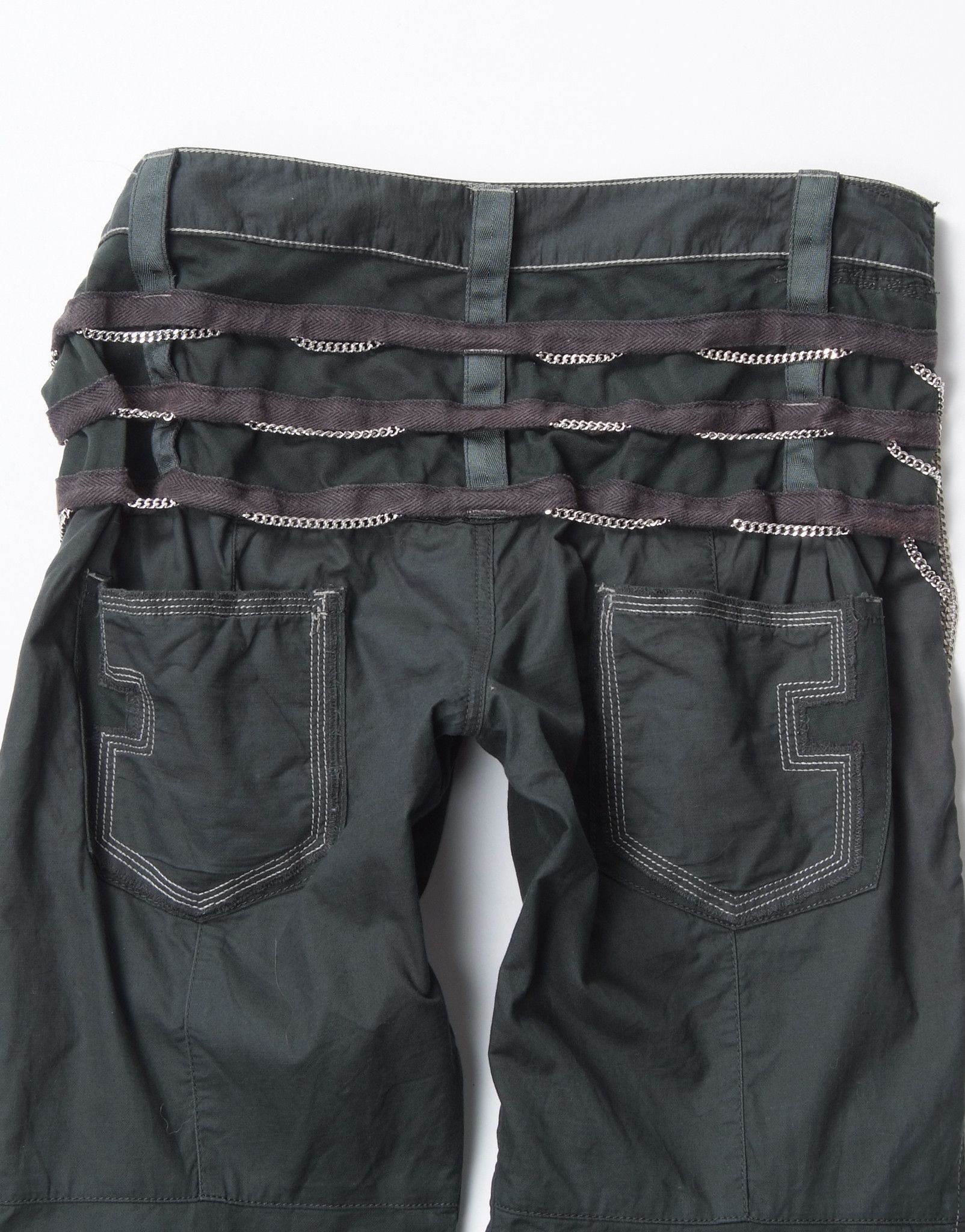 Marithe + Francois Girbaud Vintage Marithe Francois Girbaud Avantgarde Bermudas Pants Size 30" / US 8 / IT 44 - 6 Thumbnail