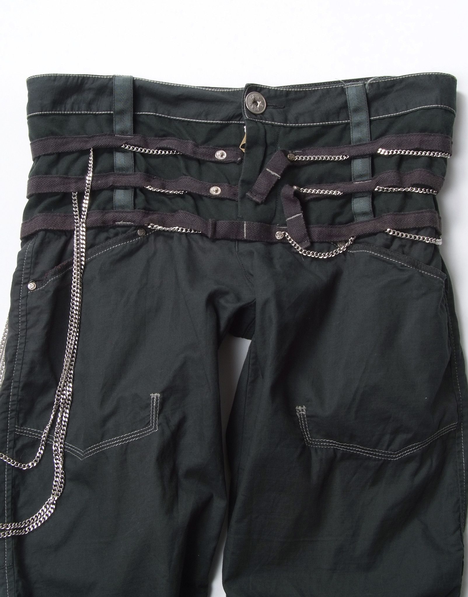 Marithe + Francois Girbaud Vintage Marithe Francois Girbaud Avantgarde Bermudas Pants Size 30" / US 8 / IT 44 - 3 Thumbnail