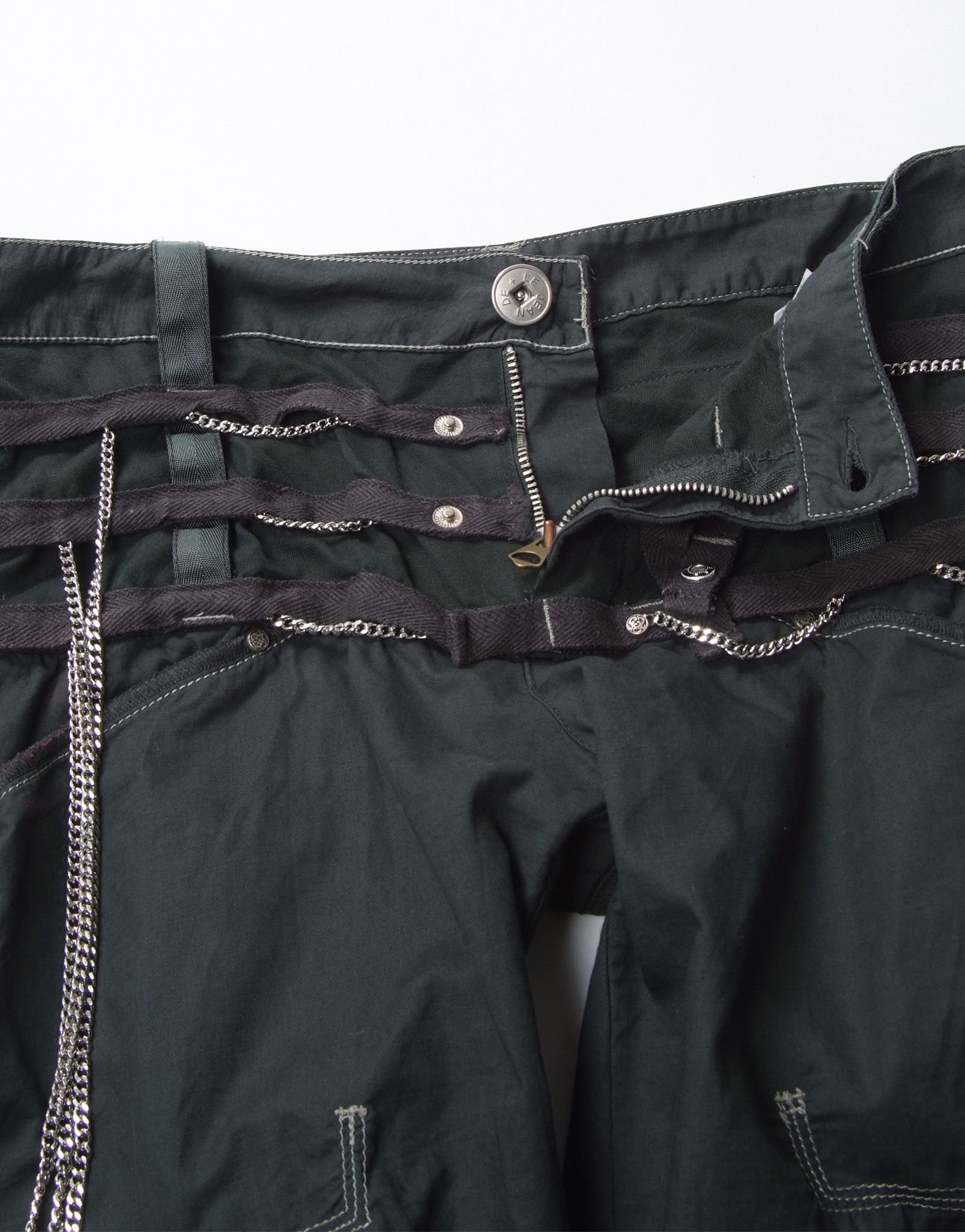Marithe + Francois Girbaud Vintage Marithe Francois Girbaud Avantgarde Bermudas Pants Size 30" / US 8 / IT 44 - 4 Thumbnail
