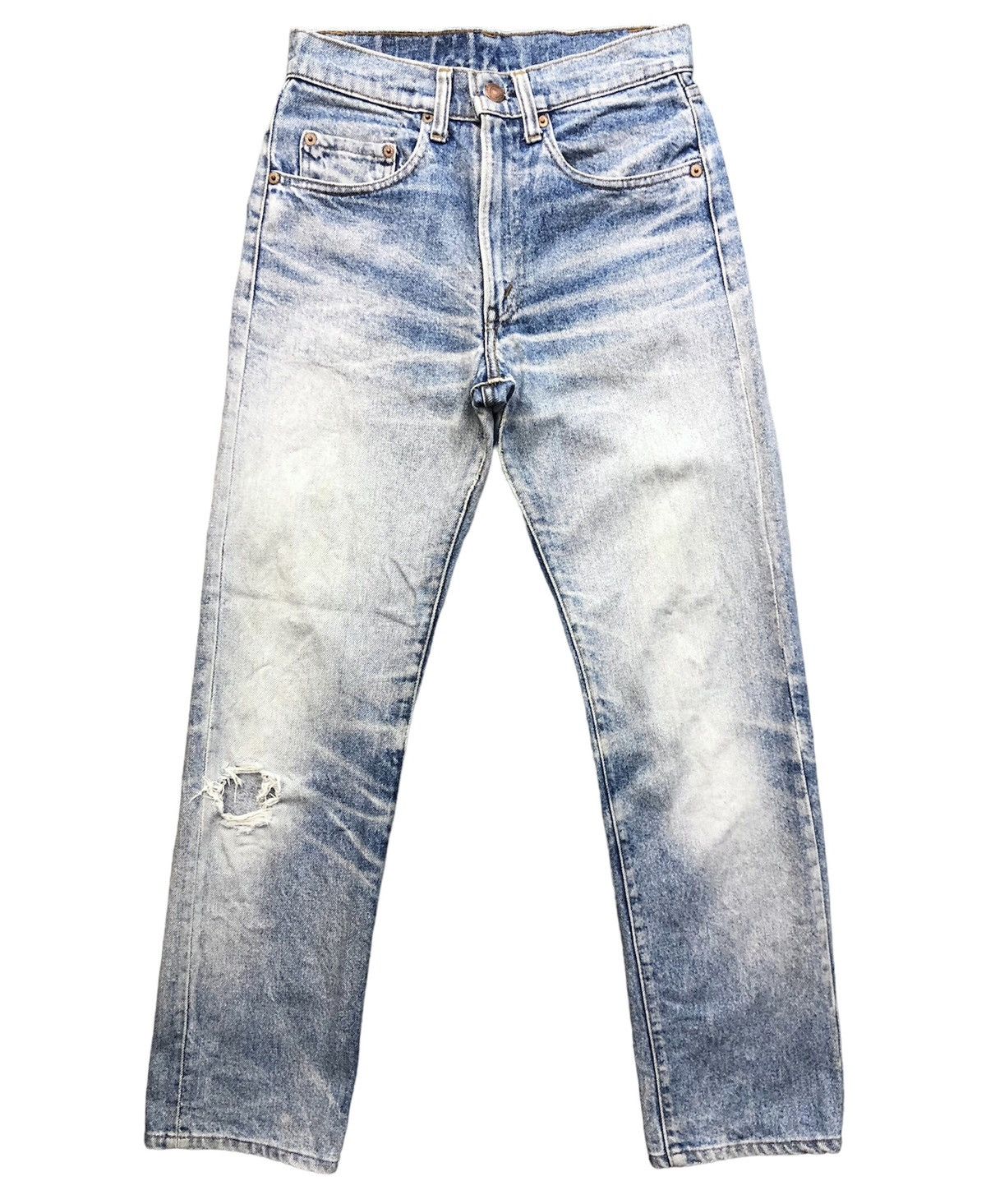 Levi's Vintage Levis 505 Distressed Faded Blue Jeans Size US 26 / EU 42 - 1 Thumbnail