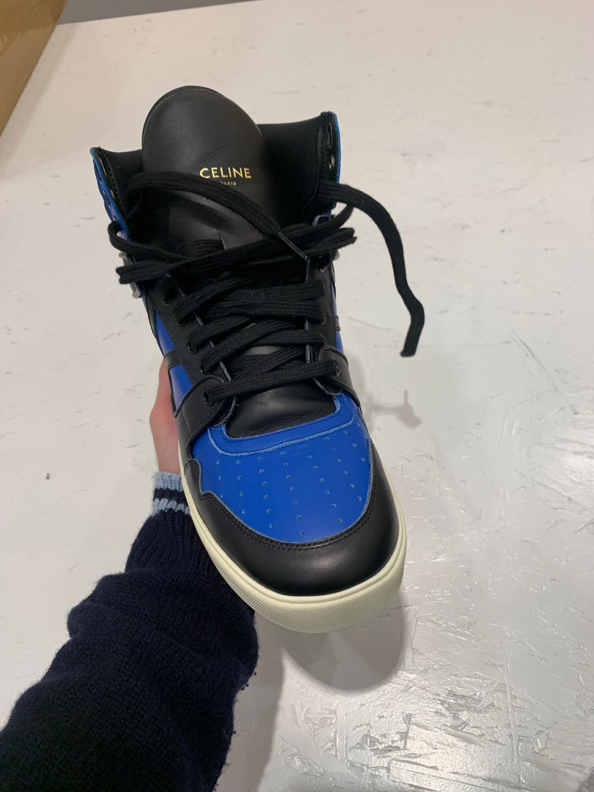 Celine celine High Top Sneakers in Black Size US 7 / EU 40 - 4 Thumbnail
