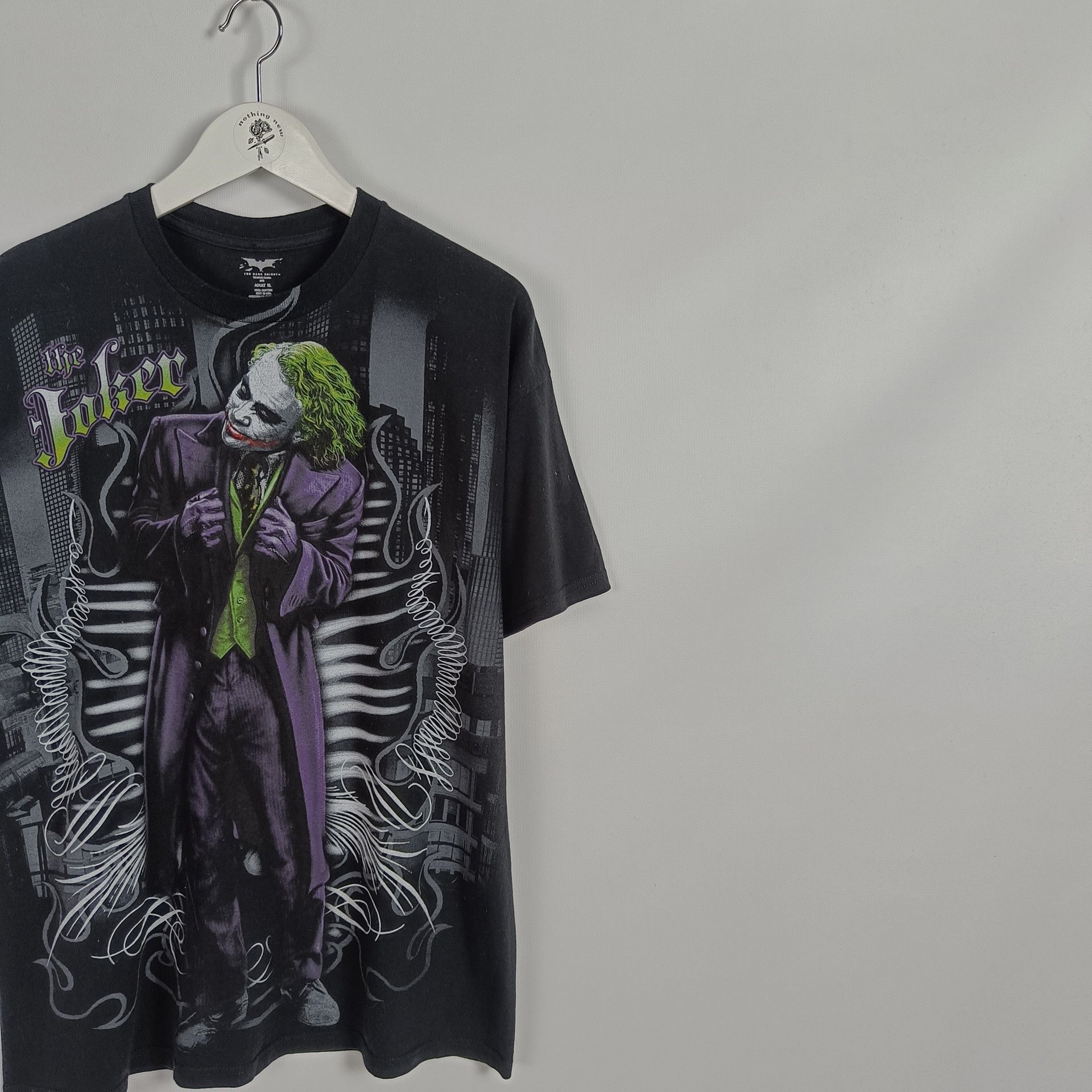 DC Comics Vtg.00s Jokers (Heath Ledger) 💥RARE💥AOP Size US XL / EU 56 / 4 - 3 Thumbnail