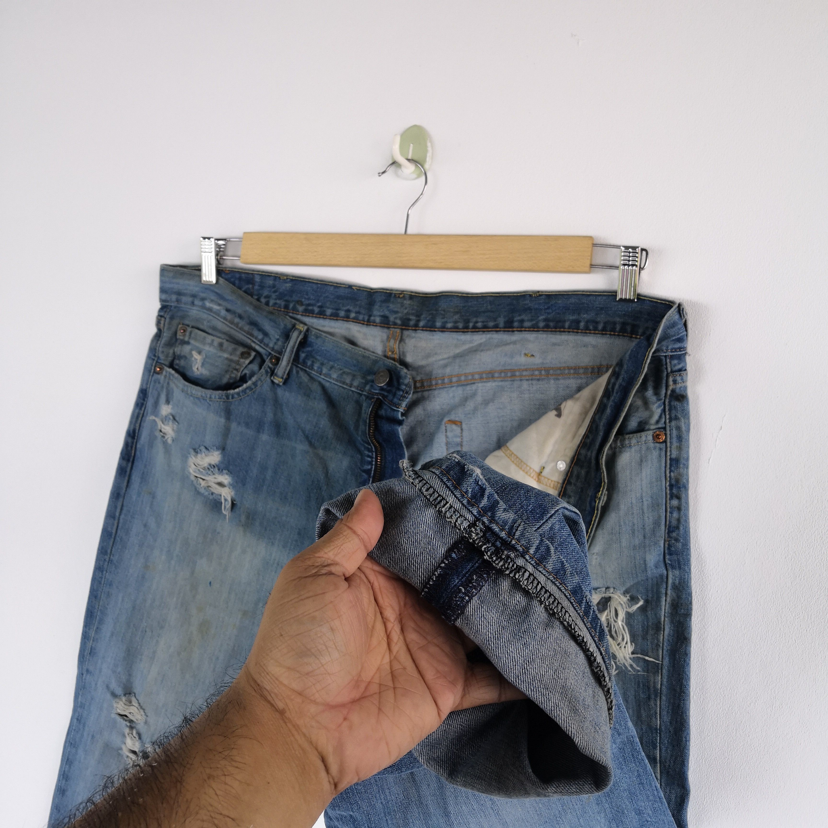 Levi's Vintage Levis Distressed Jeans Levi's 514 Denim Pants Size US 42 / EU 58 - 11 Thumbnail