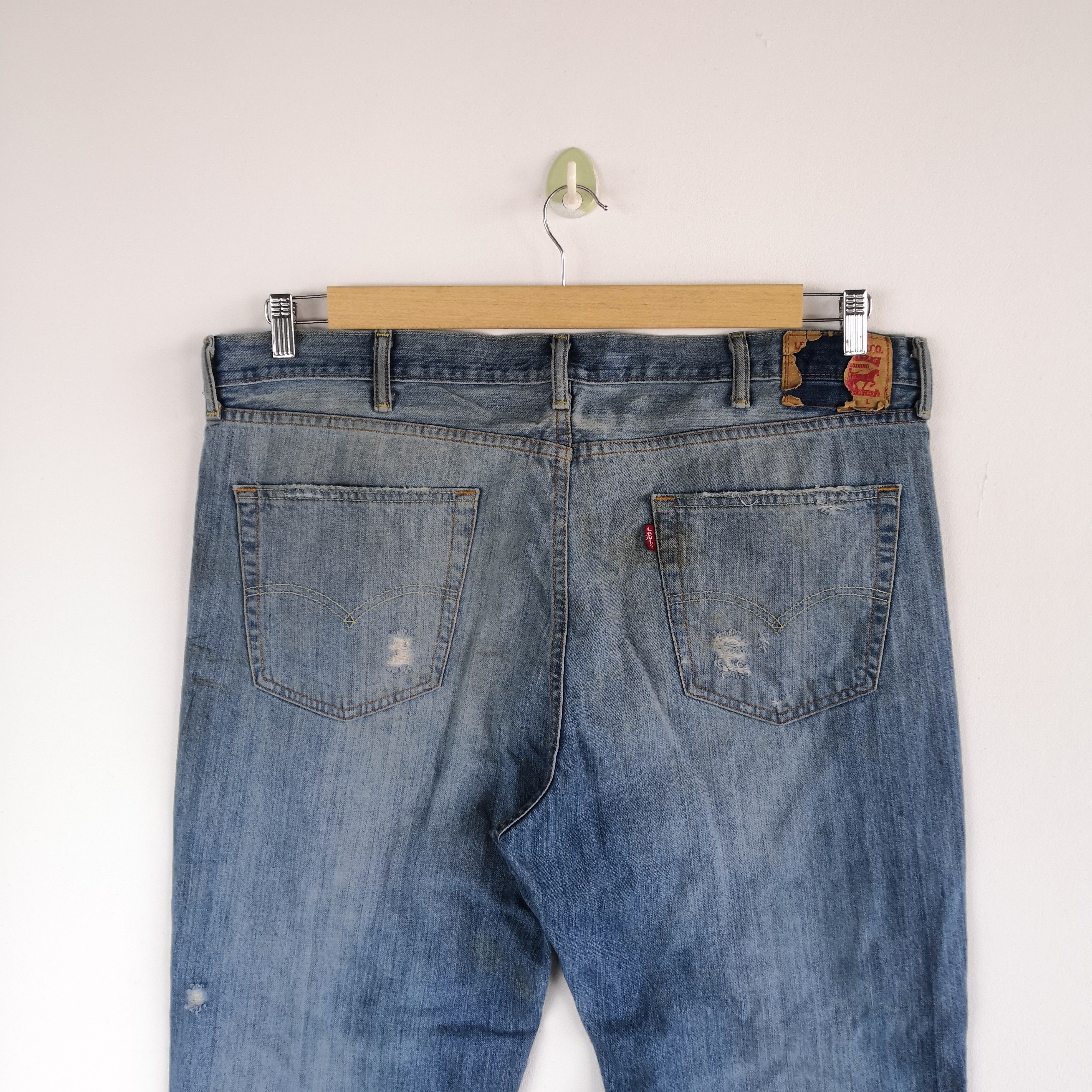 Levi's Vintage Levis Distressed Jeans Levi's 514 Denim Pants Size US 42 / EU 58 - 6 Thumbnail