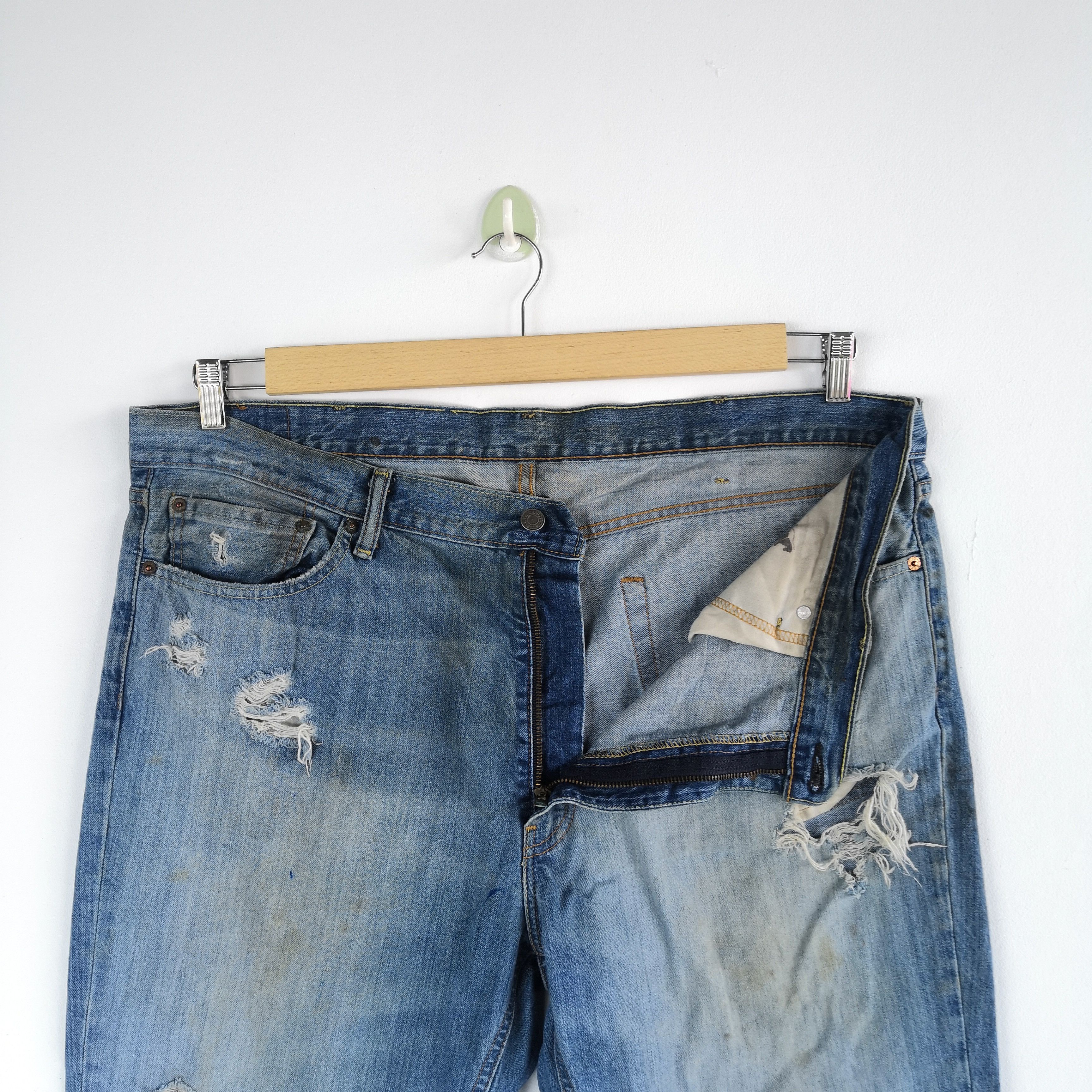 Levi's Vintage Levis Distressed Jeans Levi's 514 Denim Pants Size US 42 / EU 58 - 9 Thumbnail