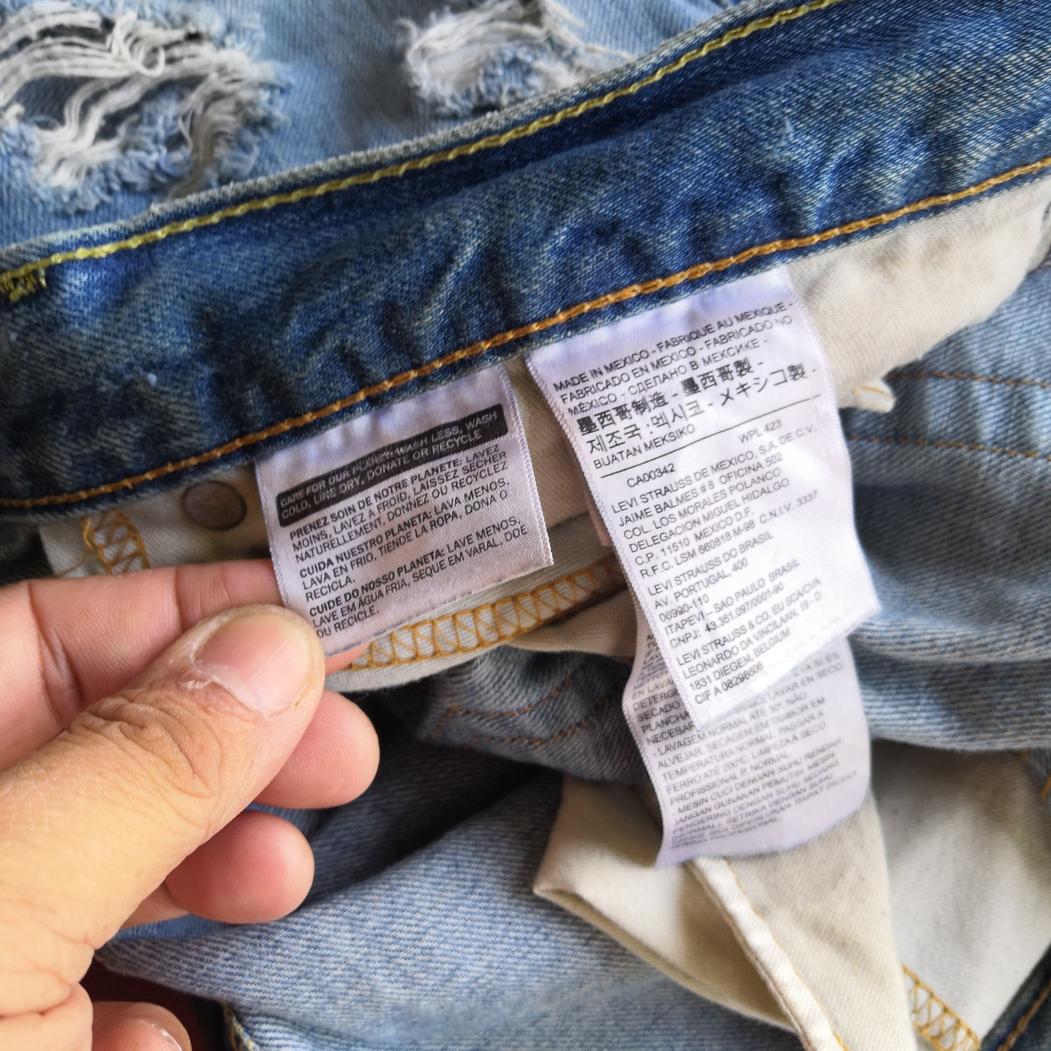 Levi's Vintage Levis Distressed Jeans Levi's 514 Denim Pants Size US 42 / EU 58 - 13 Thumbnail