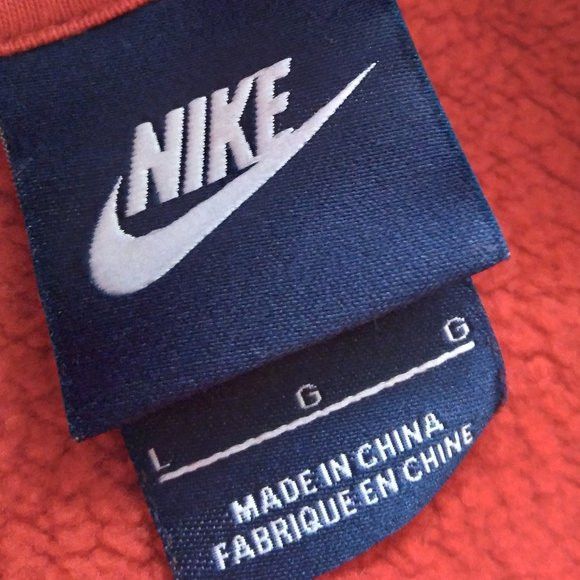 Nike × Vintage Vintage Nike Spell Out Logo Hoodie Sweatshirt Size US L / EU 52-54 / 3 - 4 Thumbnail