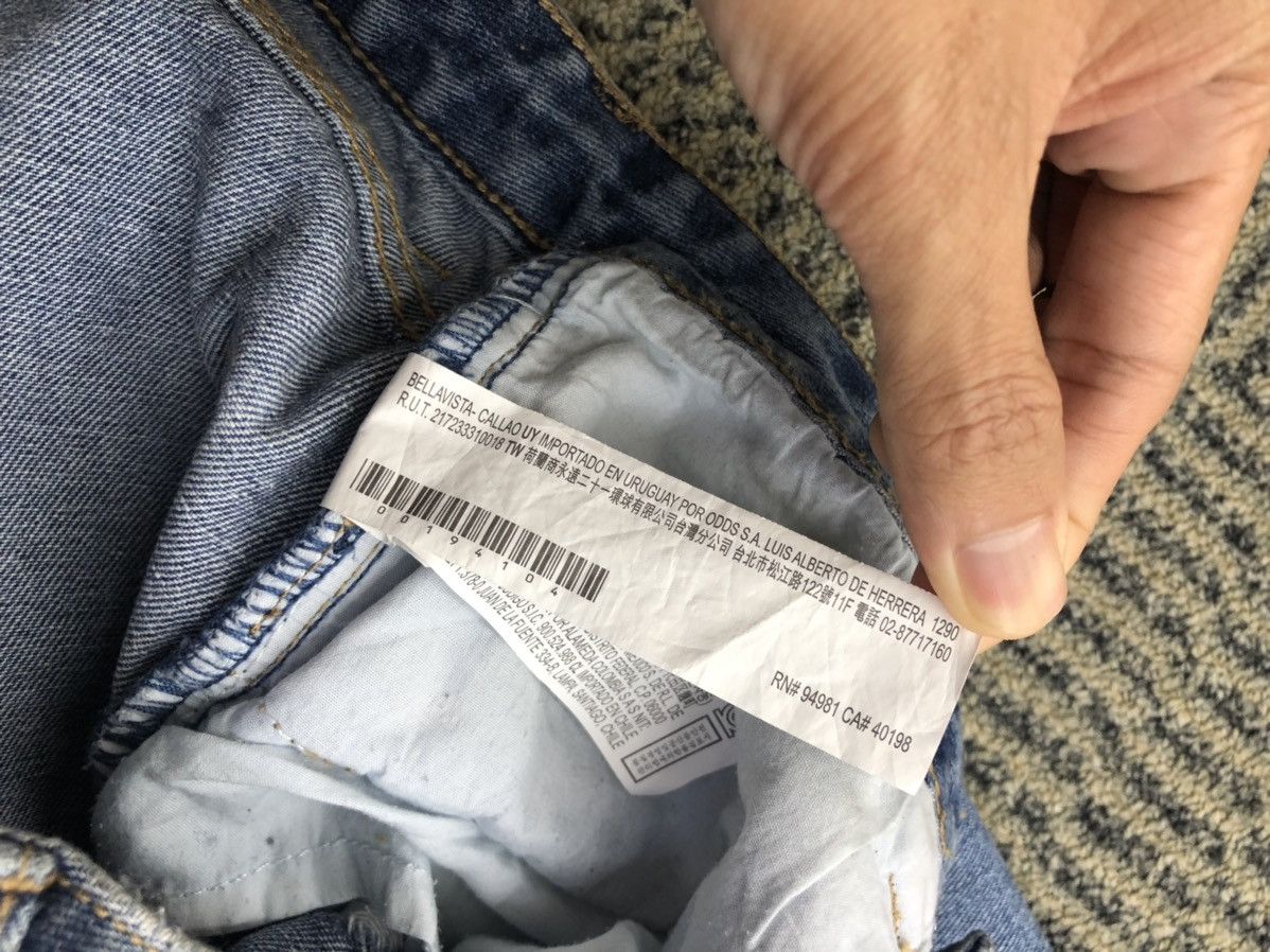 Forever 21 Forever 21 Being Bad Aint Easy Distressed Faded Blue Jeans Size US 28 / EU 44 - 18 Thumbnail