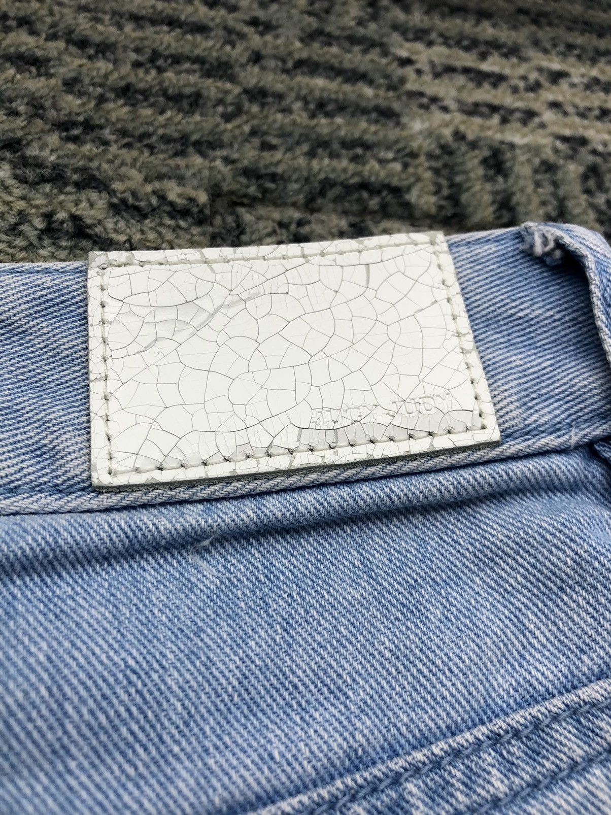 Japanese Brand Jucy Judy Distressed Ripped Jeans Size 29" - 17 Thumbnail