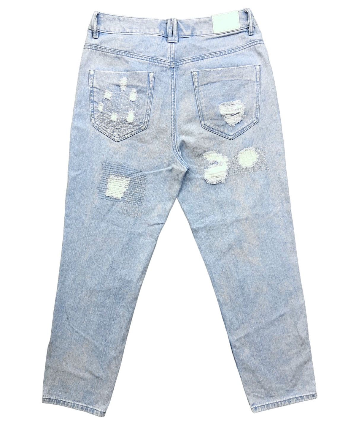 Japanese Brand Jucy Judy Distressed Ripped Jeans Size 29" - 2 Thumbnail