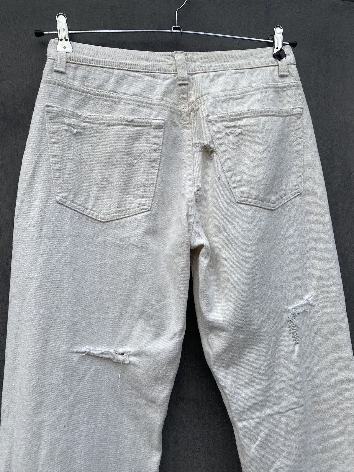 Dolce & Gabbana Dolce Gabbana vintage white distressed pants size 32/46 Size US 32 / EU 48 - 9 Thumbnail