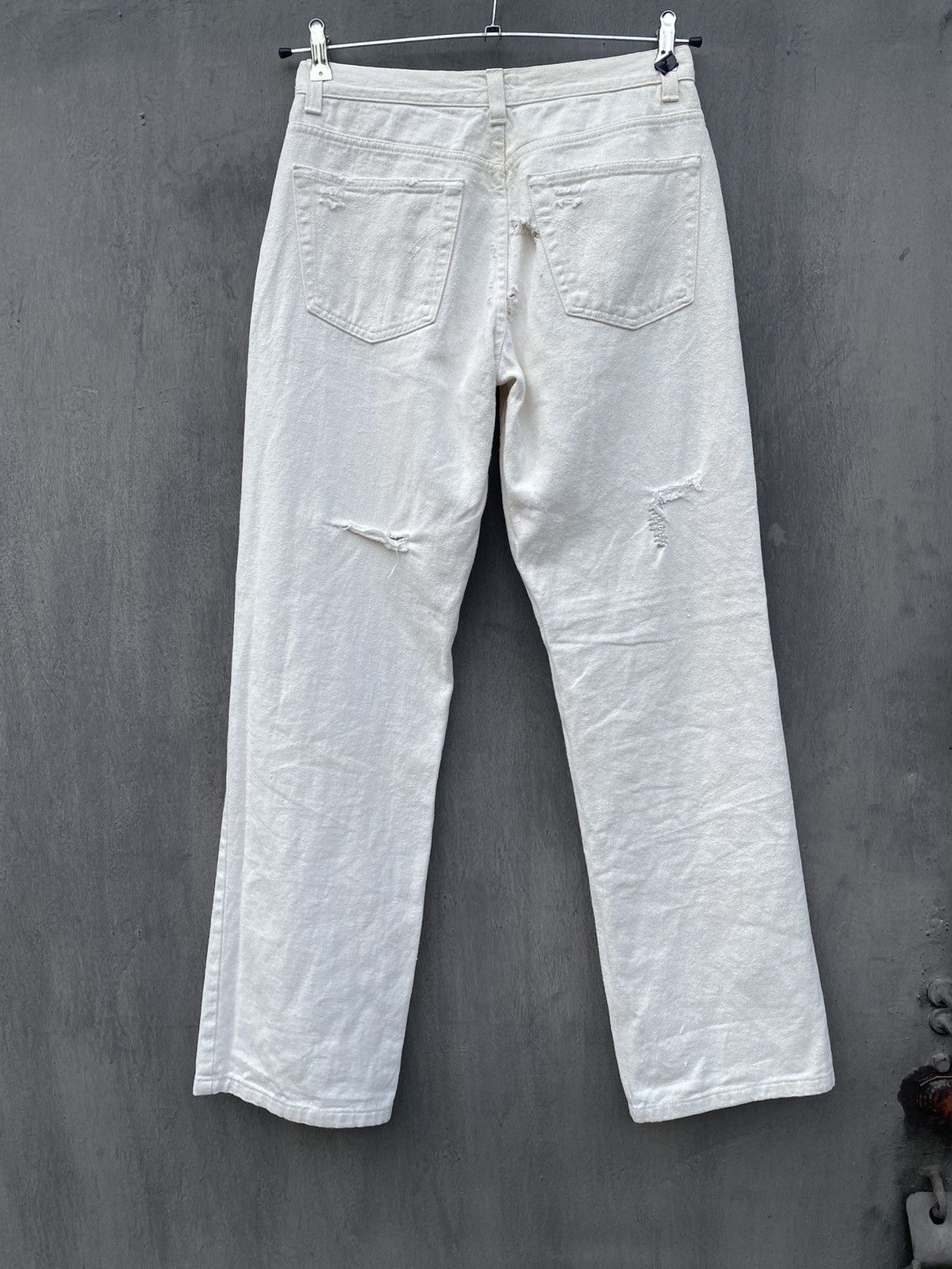 Dolce & Gabbana Dolce Gabbana vintage white distressed pants size 32/46 Size US 32 / EU 48 - 7 Thumbnail