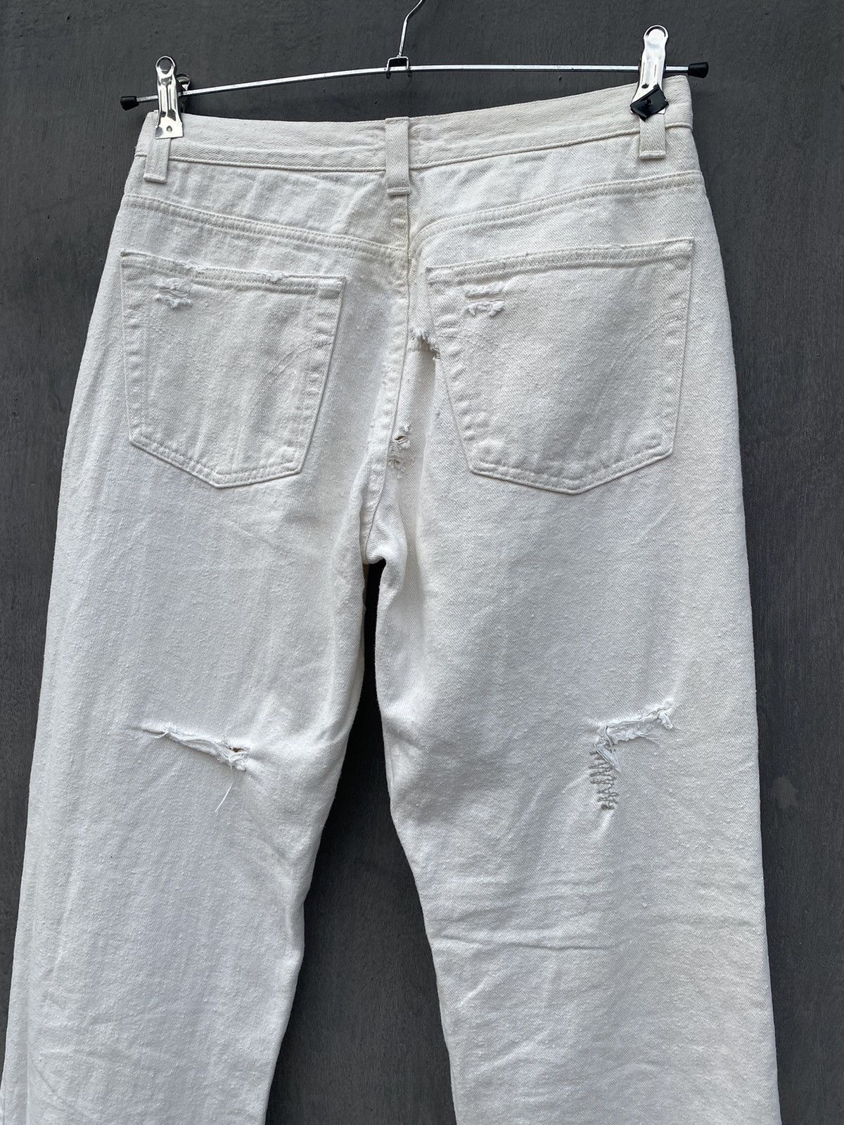 Dolce & Gabbana Dolce Gabbana vintage white distressed pants size 32/46 Size US 32 / EU 48 - 8 Thumbnail