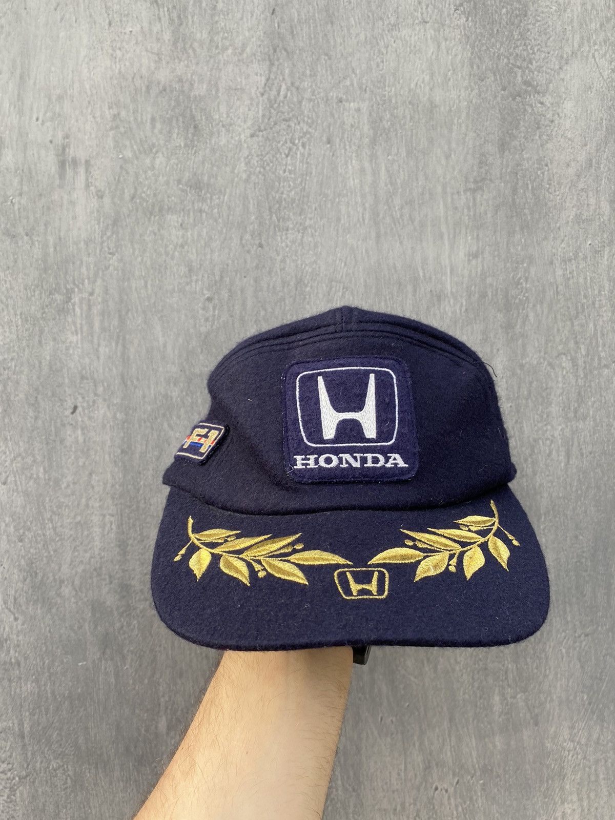 Honda × Vintage Honda Vintage F1 racing Grand prix wool cap one size Size ONE SIZE - 3 Thumbnail