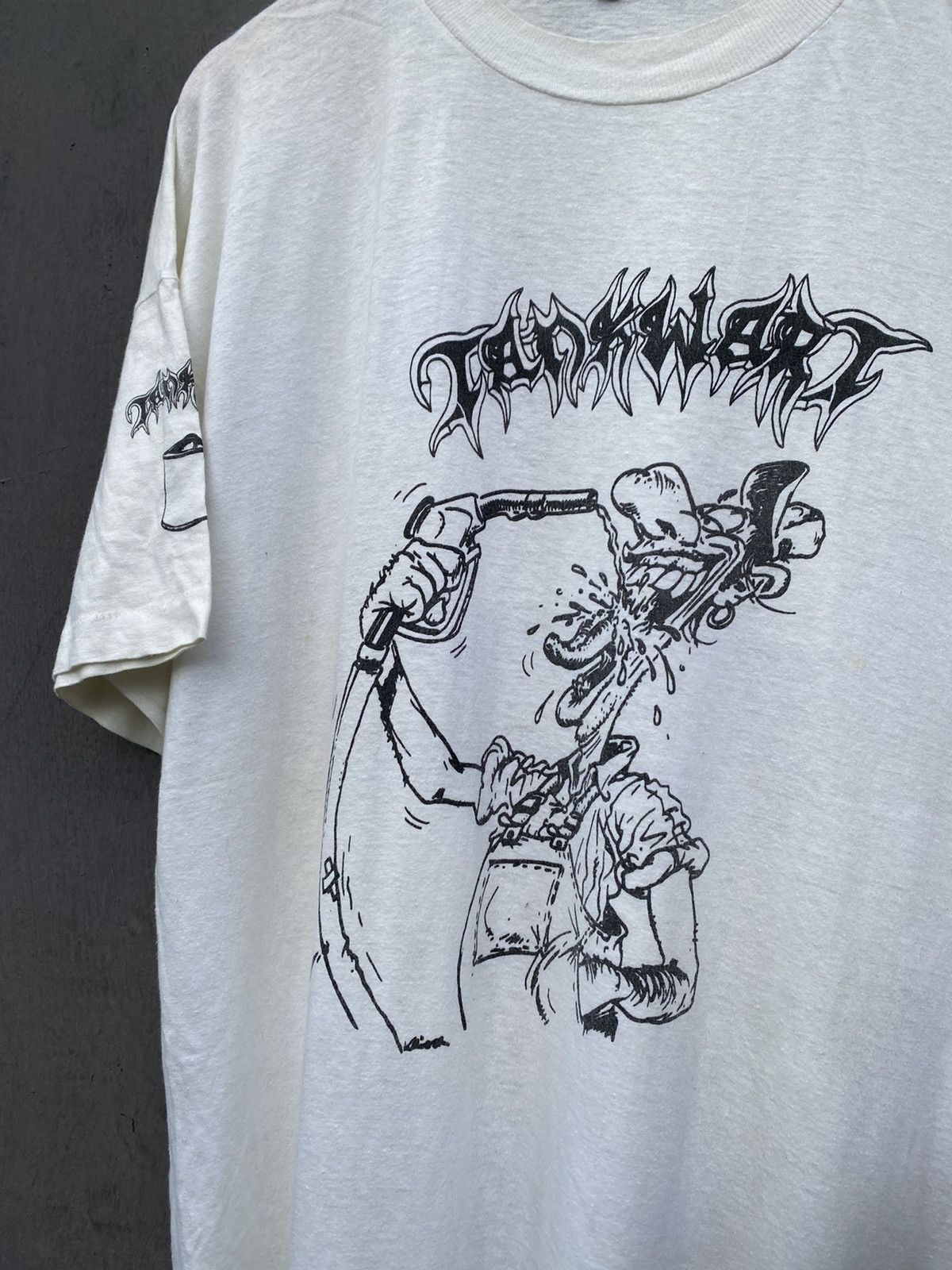 Band Tees × Vintage Tankwart / tankward 80s Vintage T shirt size XL RARE Size US XL / EU 56 / 4 - 3 Thumbnail