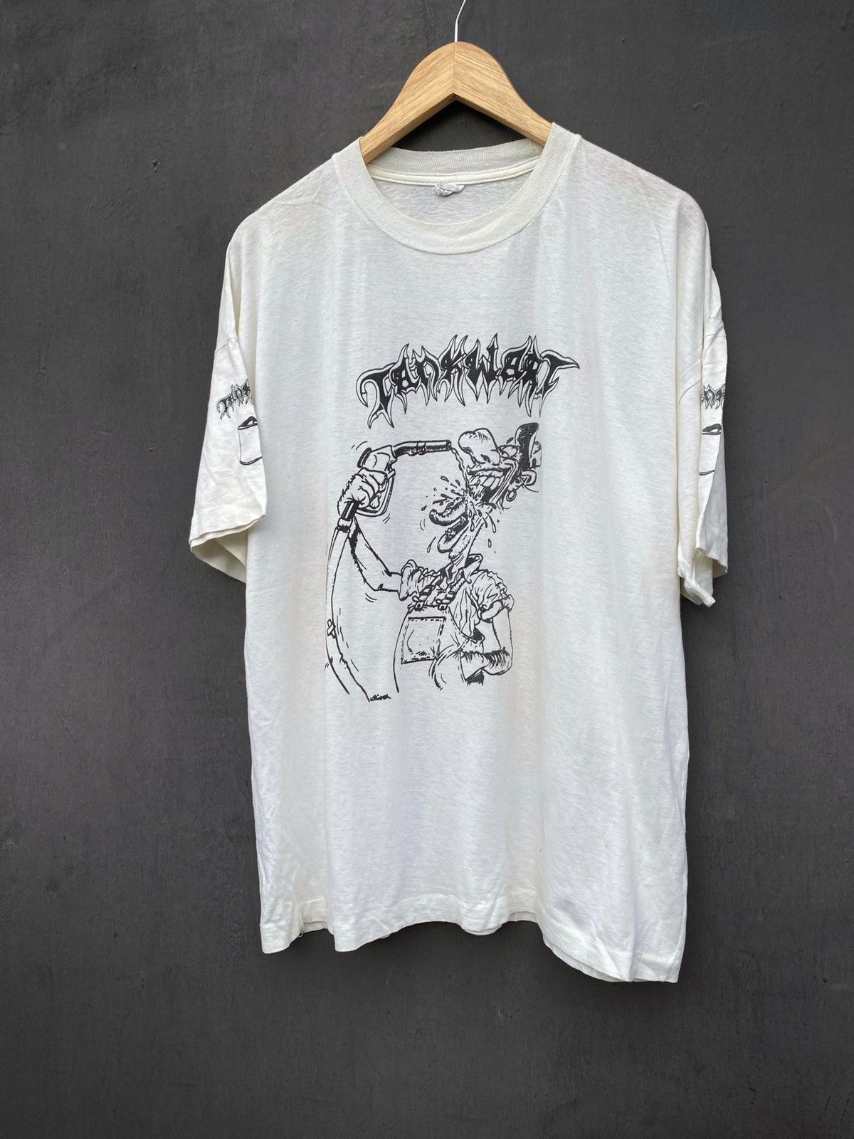 Band Tees × Vintage Tankwart / tankward 80s Vintage T shirt size XL RARE Size US XL / EU 56 / 4 - 1 Thumbnail
