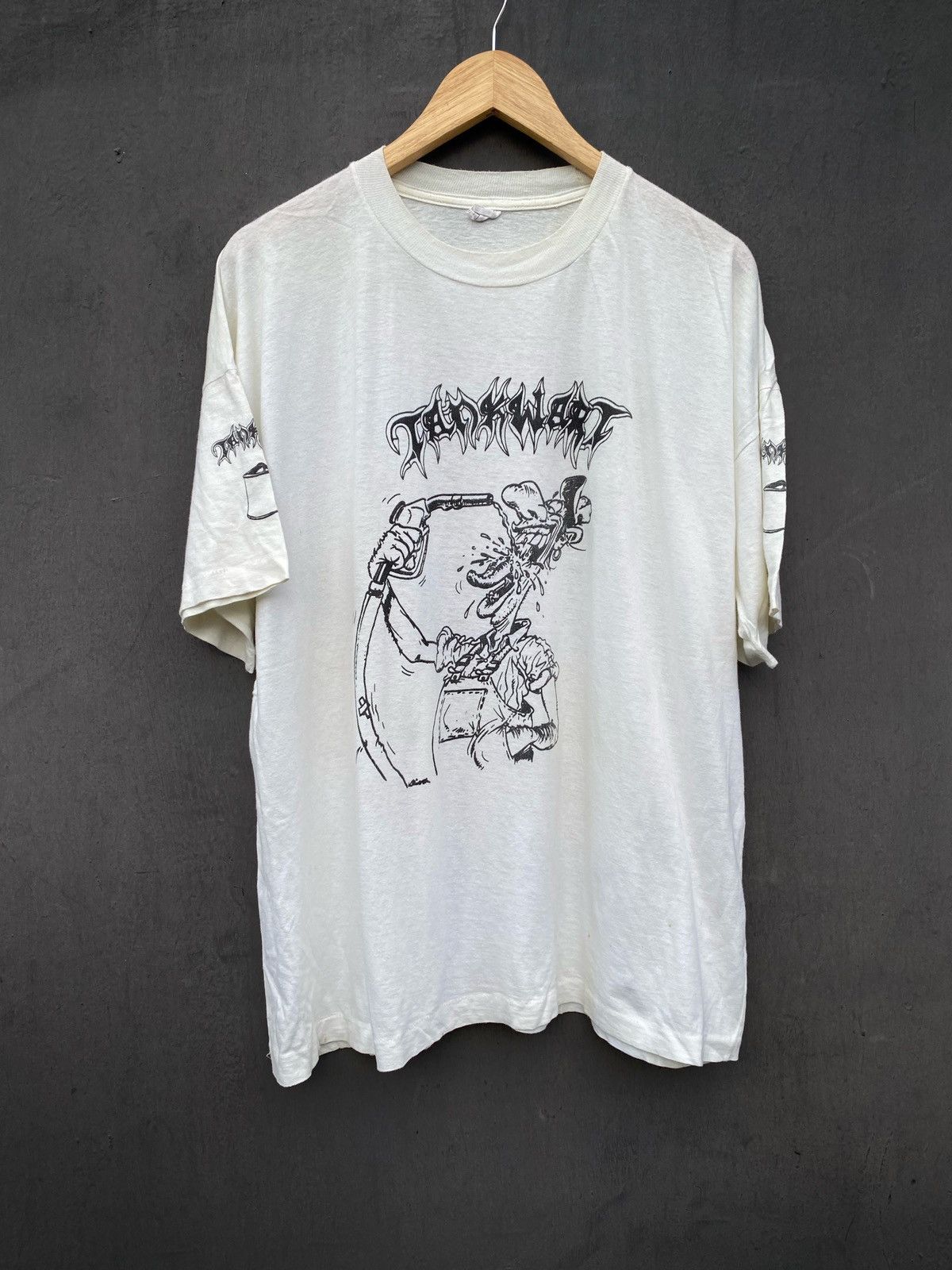 Band Tees × Vintage Tankwart / tankward 80s Vintage T shirt size XL RARE Size US XL / EU 56 / 4 - 2 Thumbnail