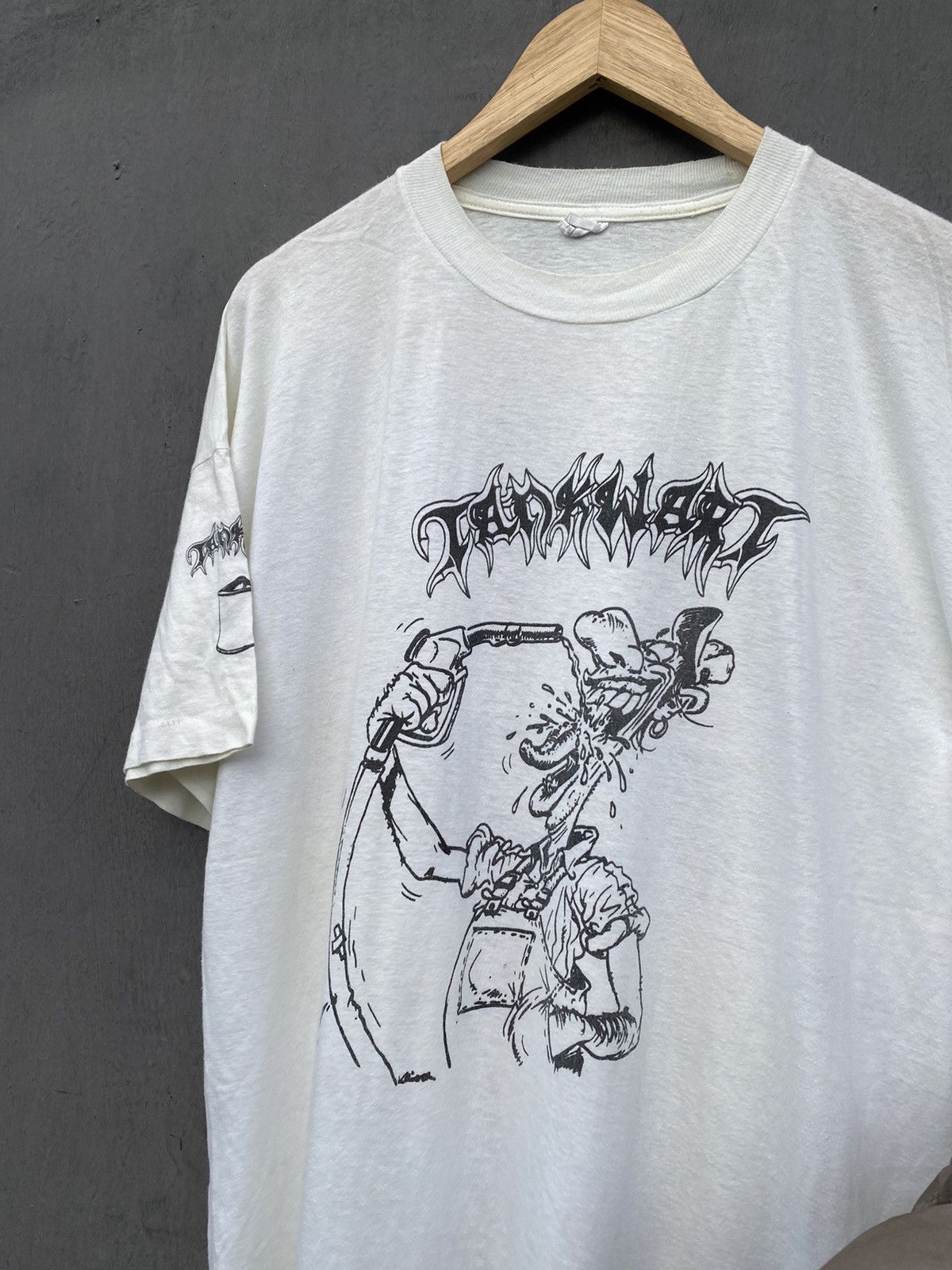 Band Tees × Vintage Tankwart / tankward 80s Vintage T shirt size XL RARE Size US XL / EU 56 / 4 - 4 Thumbnail
