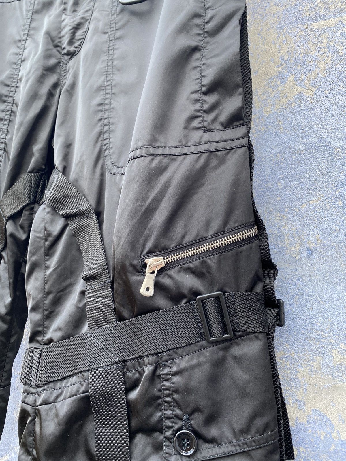 Dolce & Gabbana Dolce Gabanna Vintage AW2003 Bondage nylon pants size M Size US 32 / EU 48 - 6 Thumbnail