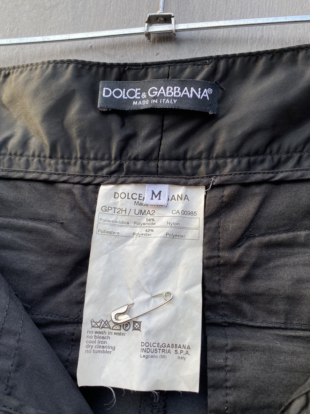 Dolce & Gabbana Dolce Gabanna Vintage AW2003 Bondage nylon pants size M Size US 32 / EU 48 - 7 Thumbnail