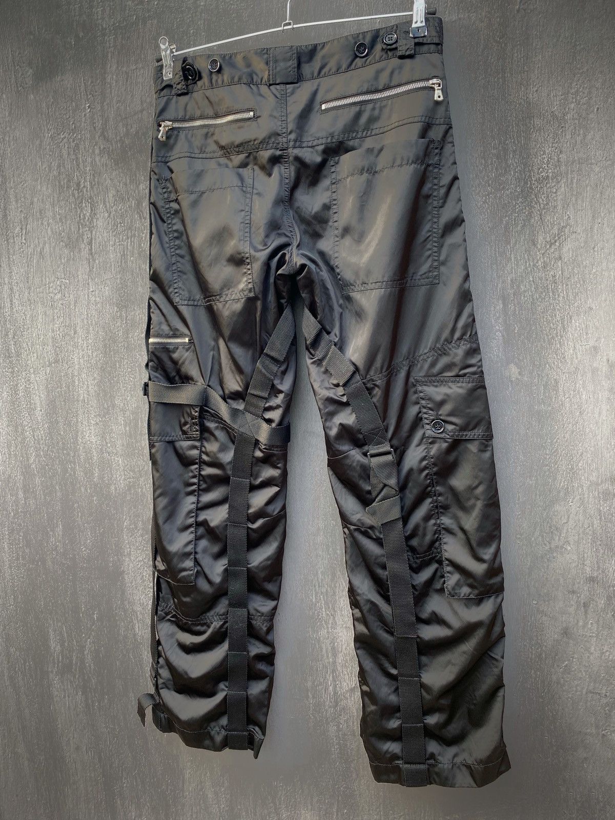 Dolce & Gabbana Dolce Gabanna Vintage AW2003 Bondage nylon pants size M Size US 32 / EU 48 - 2 Thumbnail