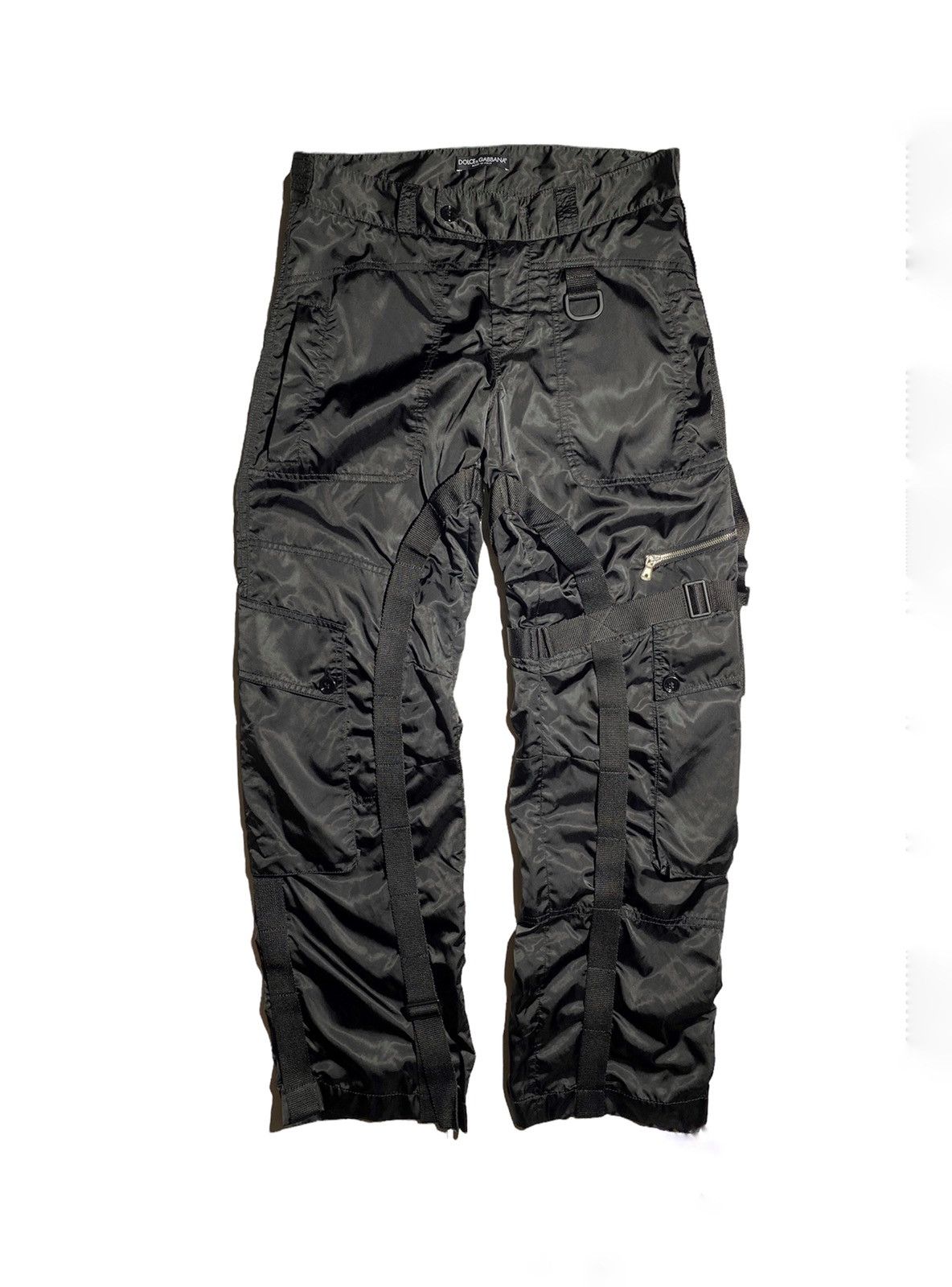 Dolce & Gabbana Dolce Gabanna Vintage AW2003 Bondage nylon pants size M Size US 32 / EU 48 - 8 Thumbnail