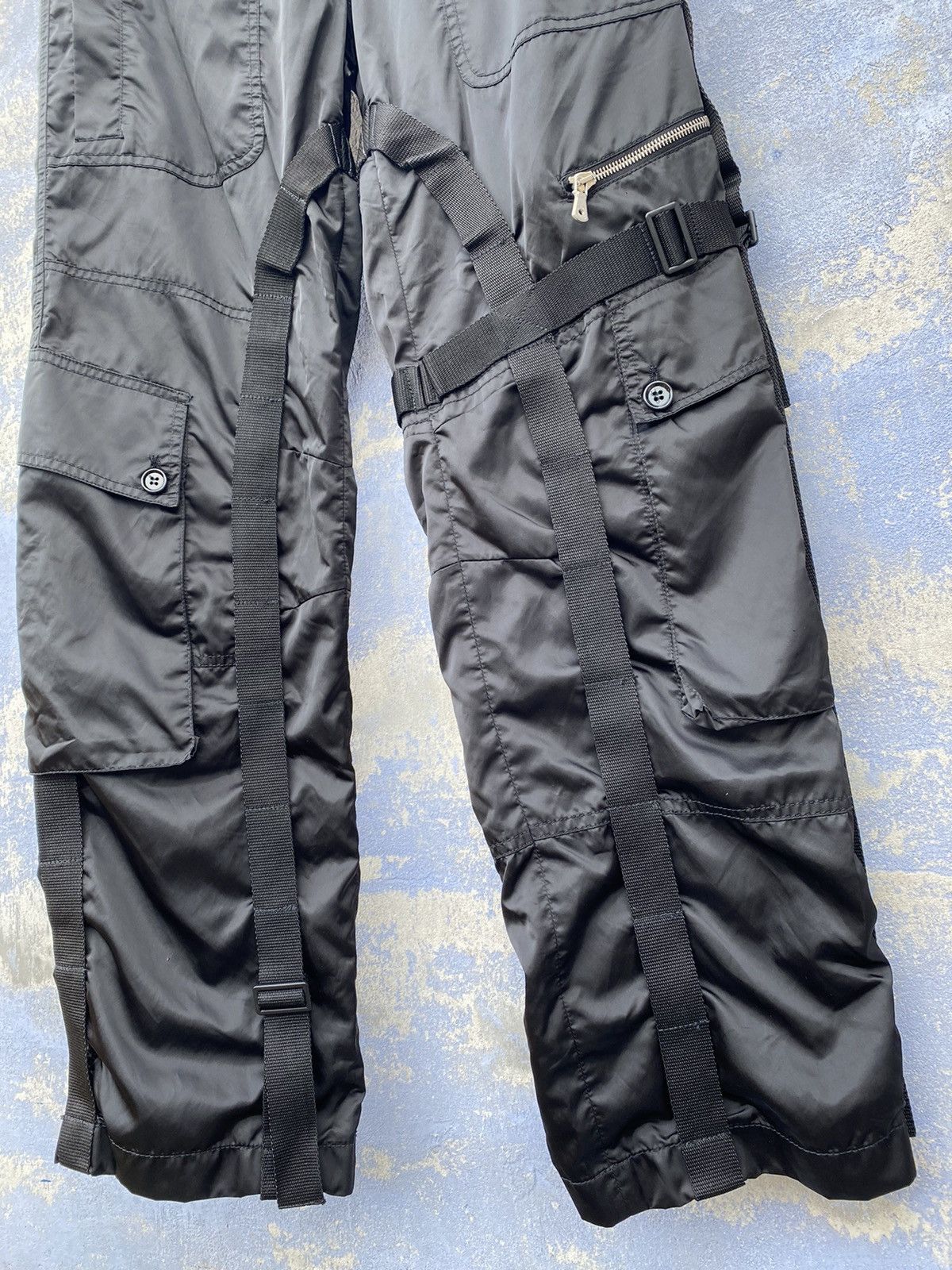 Dolce & Gabbana Dolce Gabanna Vintage AW2003 Bondage nylon pants size M Size US 32 / EU 48 - 5 Thumbnail